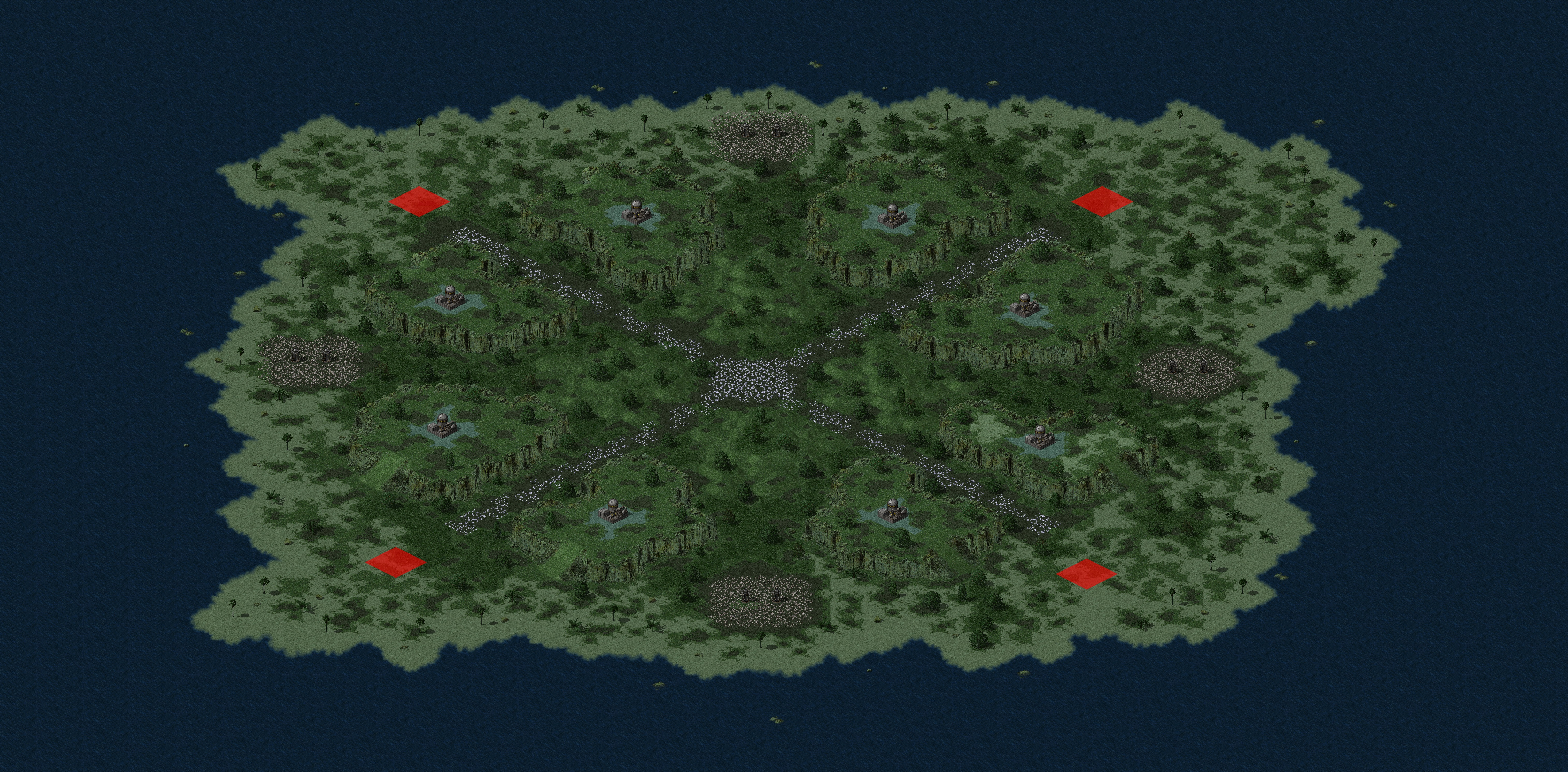 Rendered map: Valley of Gems