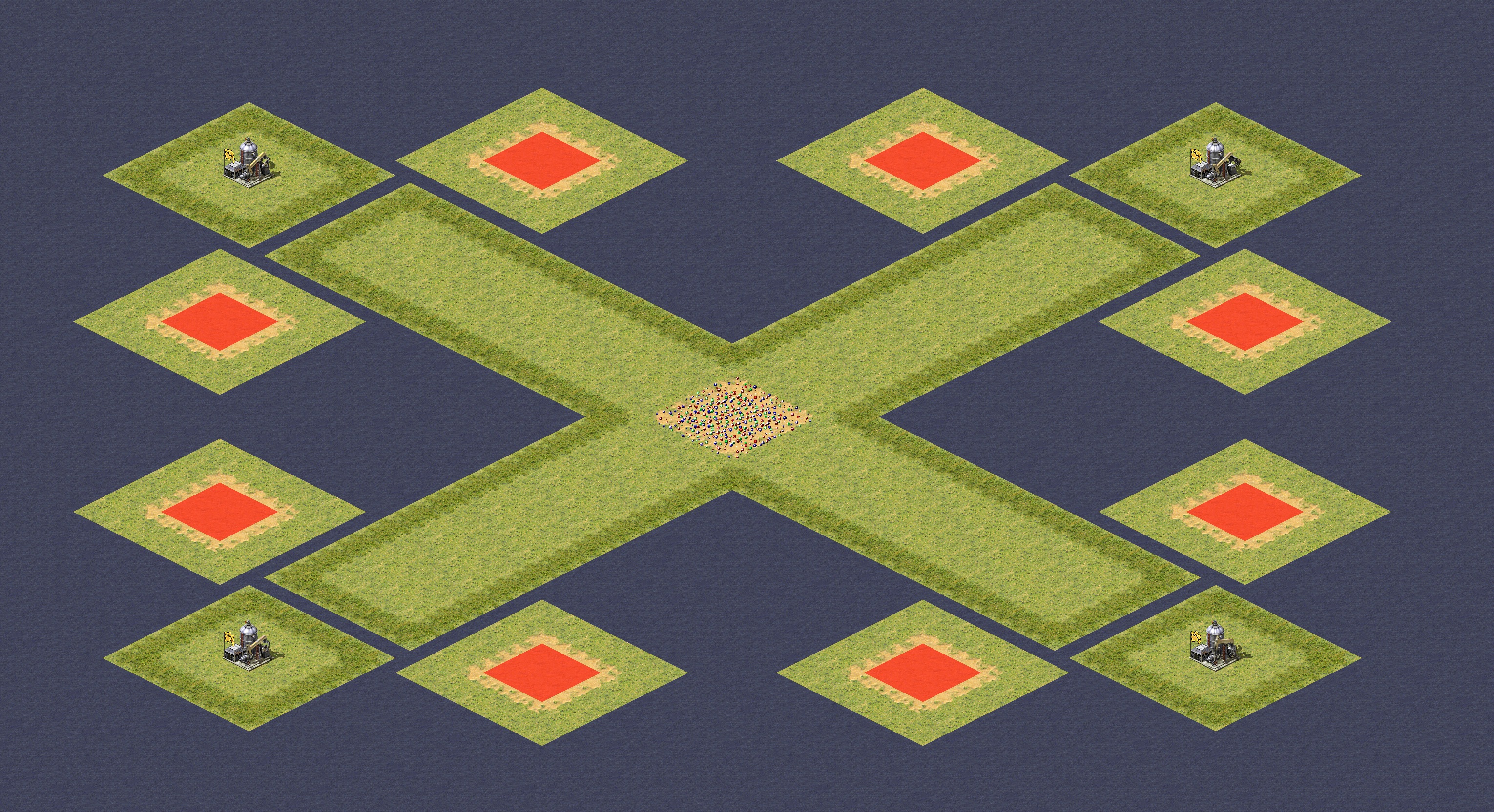 Rendered map: Oil Drum Battle - Oil Tycoon
