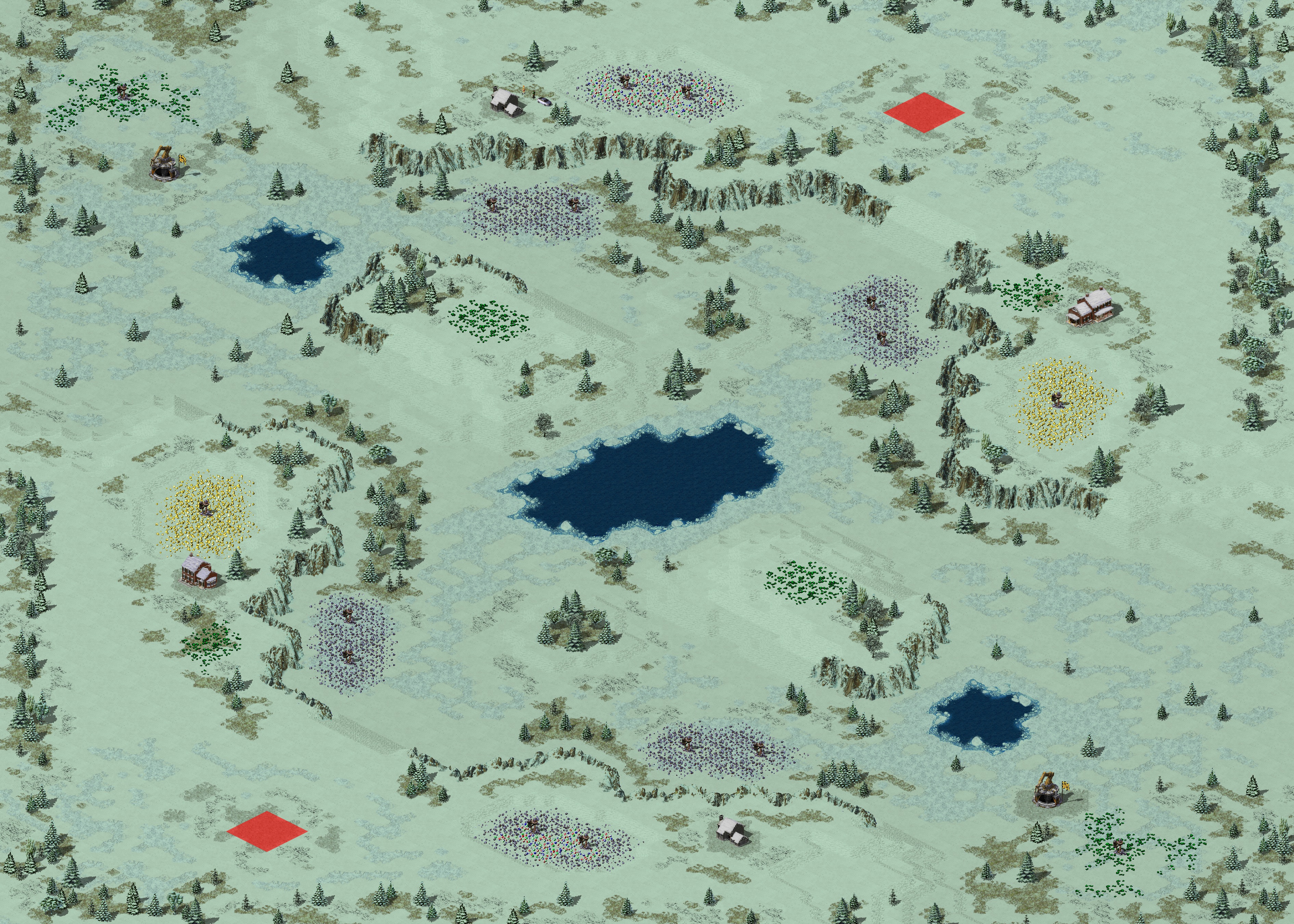 Rendered map: Winter Is Coming