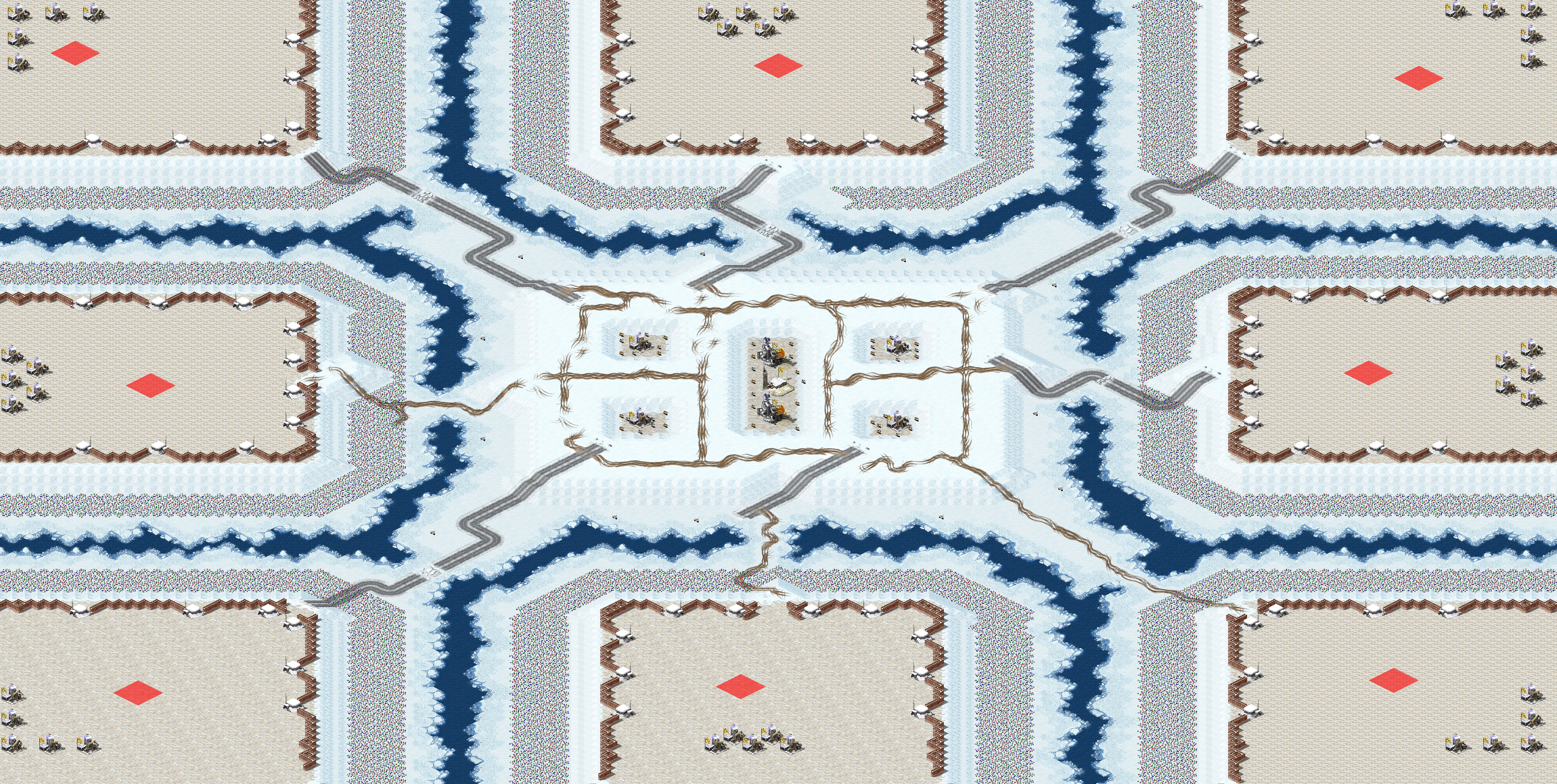Rendered map: Sunken Lands