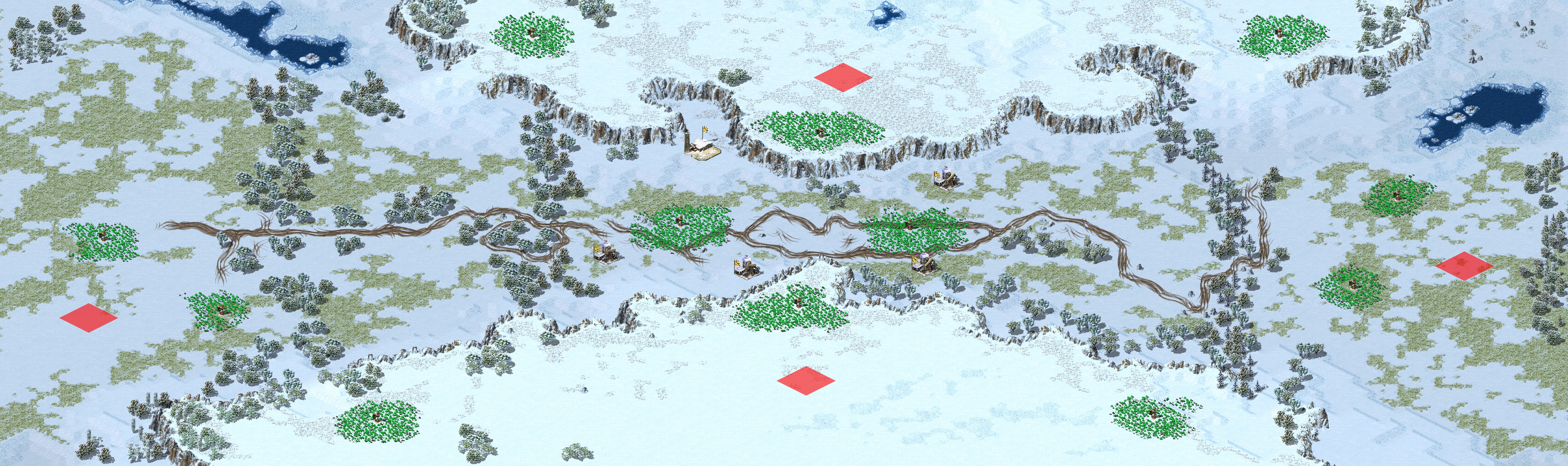 Rendered map: (4) Snowballs Chance
