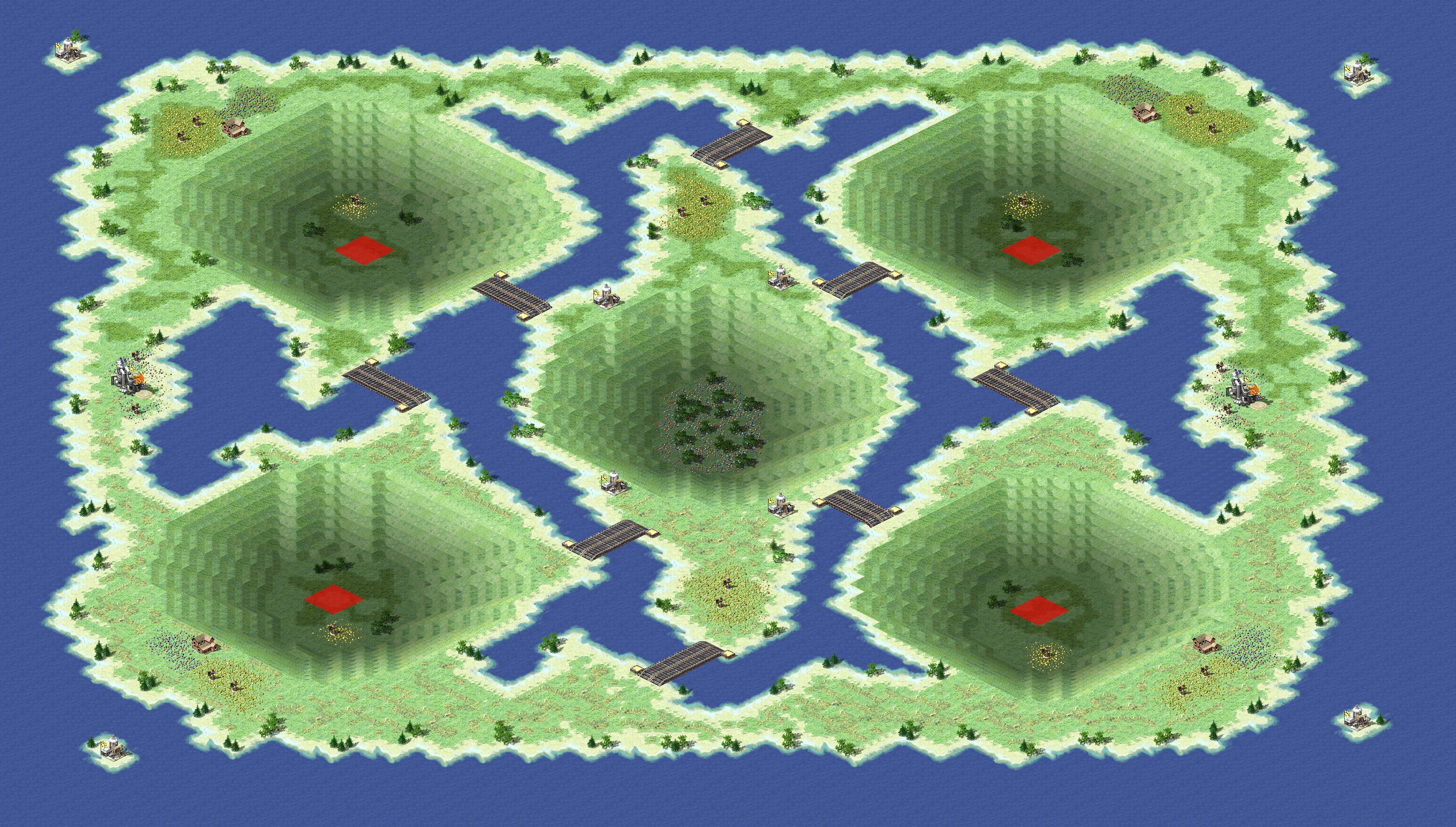 Rendered map: Deep Trouble
