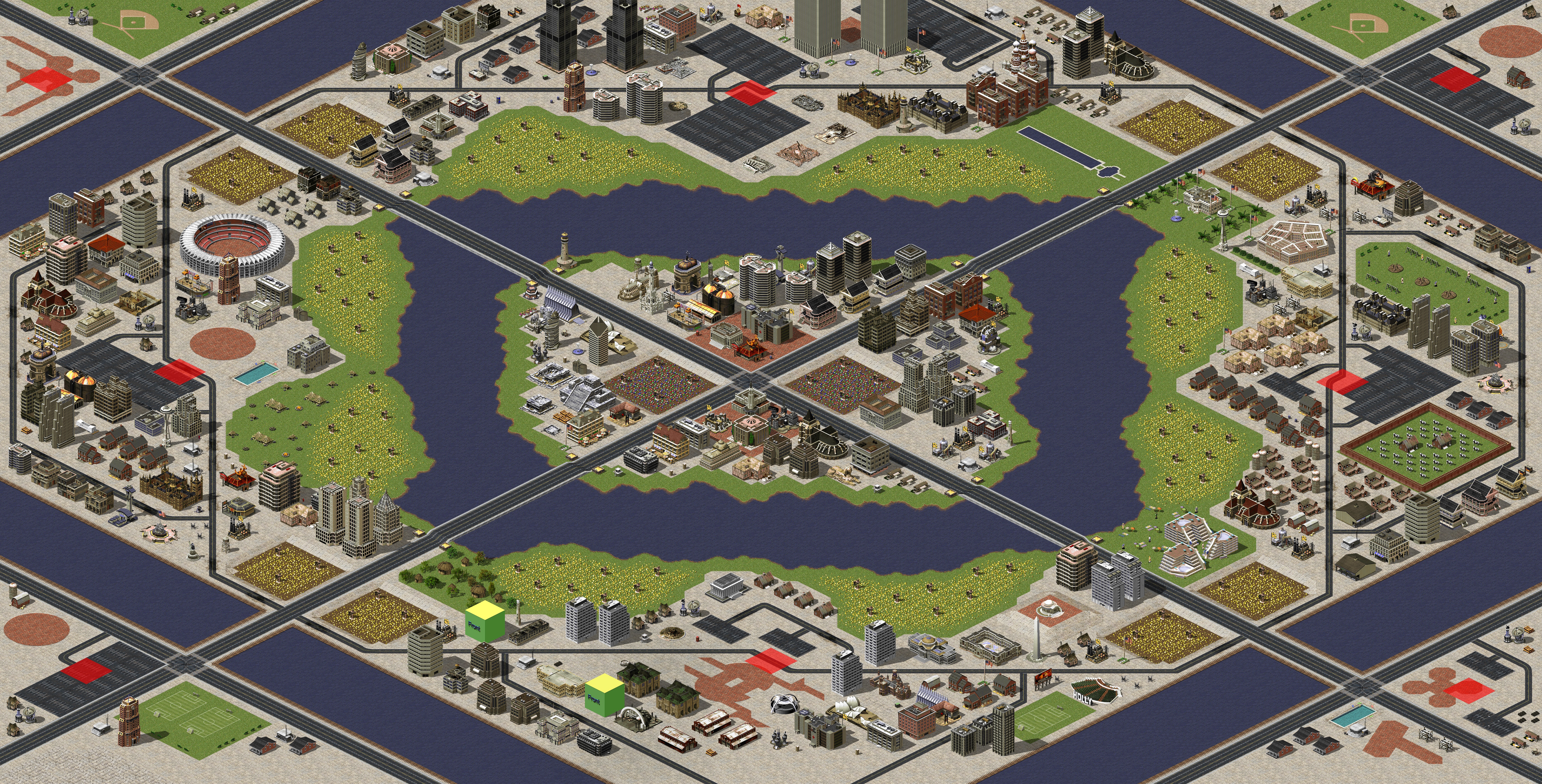 Rendered map: North Warehouse Ruins