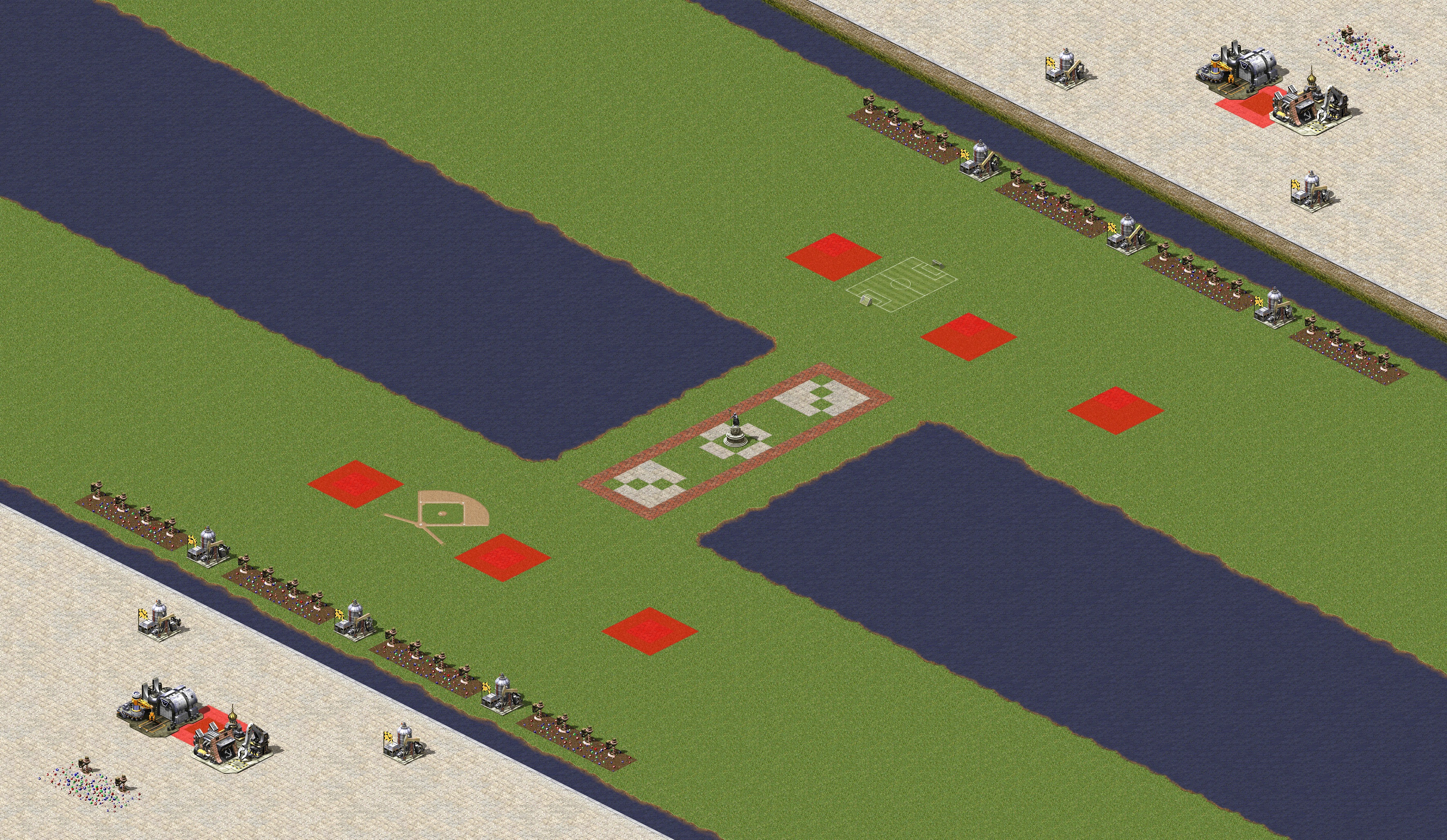 Rendered map: 4v4 One Behind II