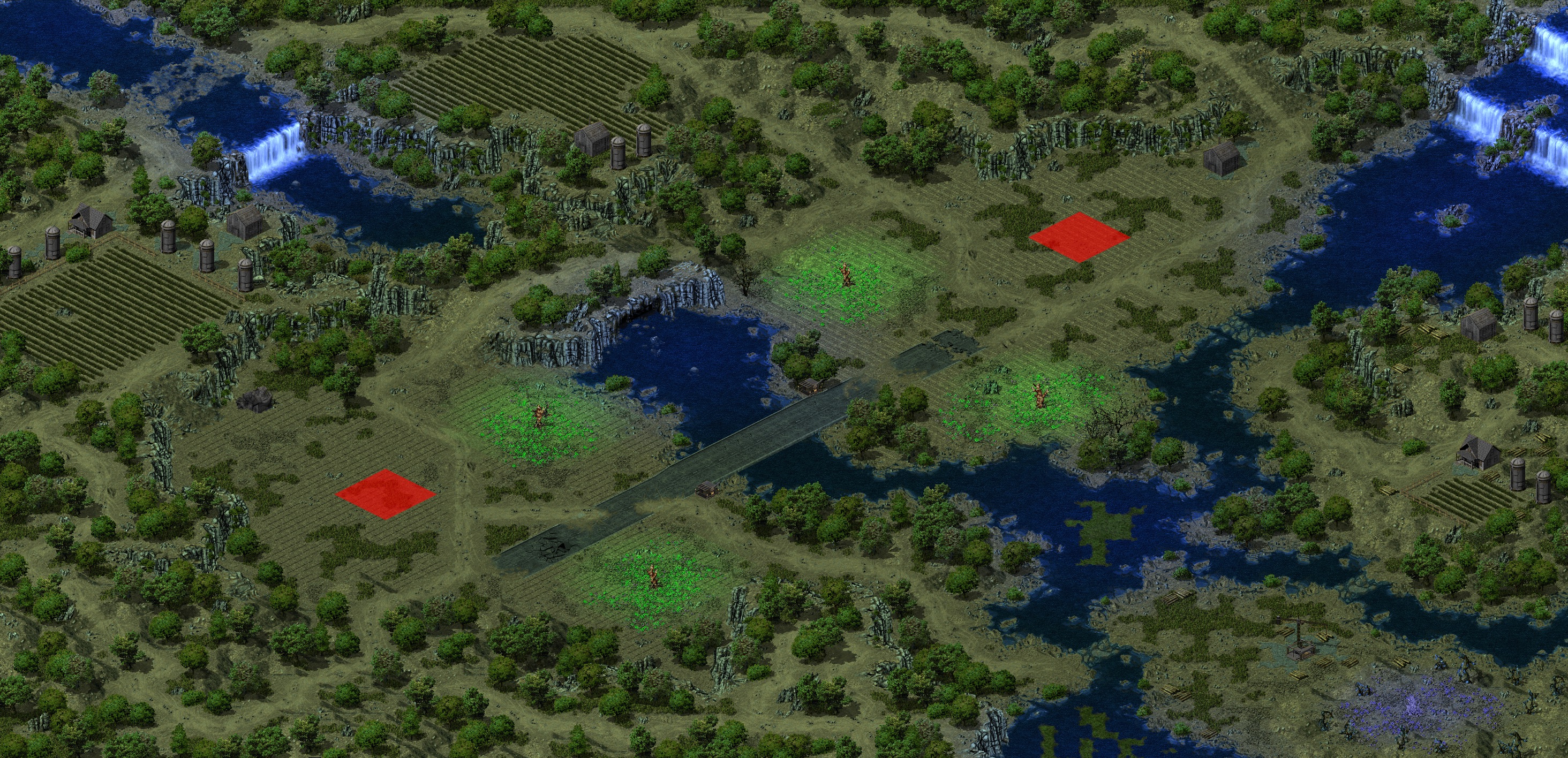Rendered map: Crops