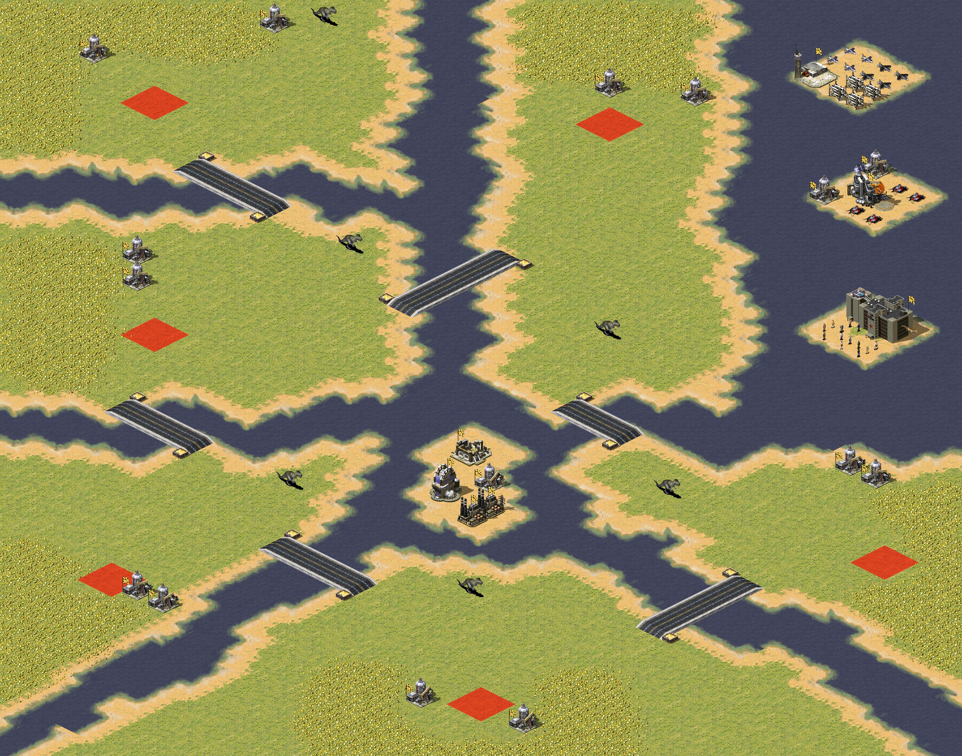 Rendered map: Unconfident Islands