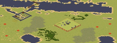 Rendered preview of Moutain city