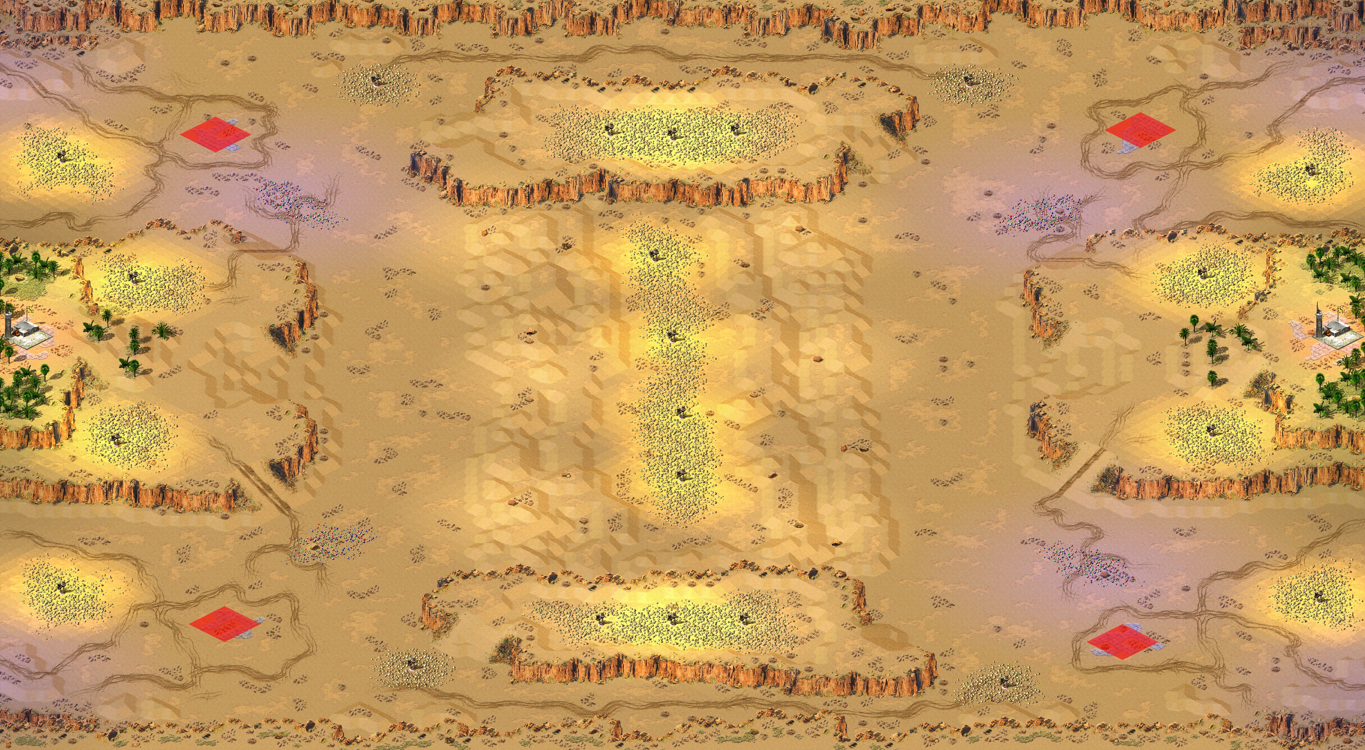 Rendered map: Sandstorm Canyon (2-4)