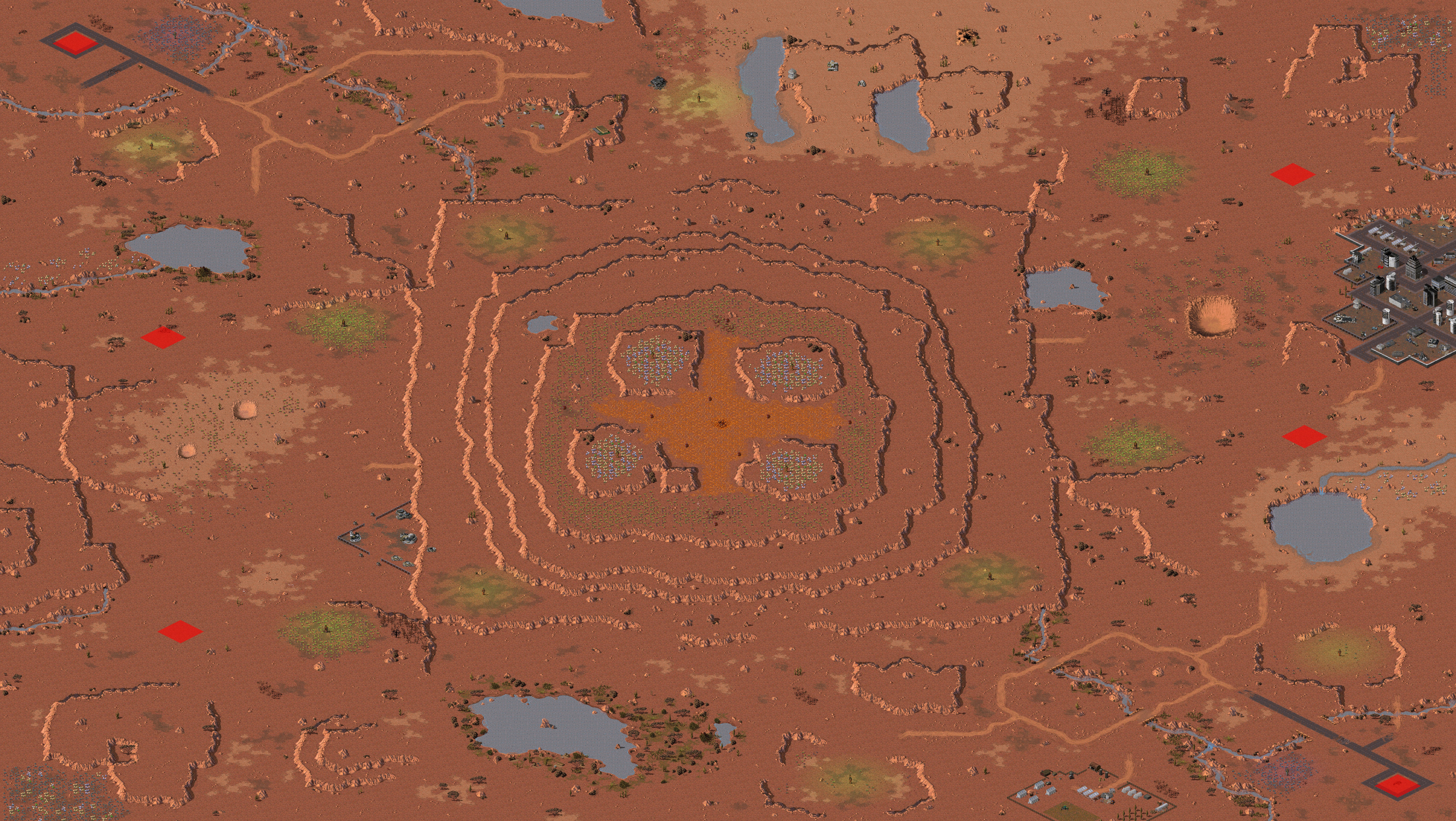 Rendered map: Glimmering Bluffs