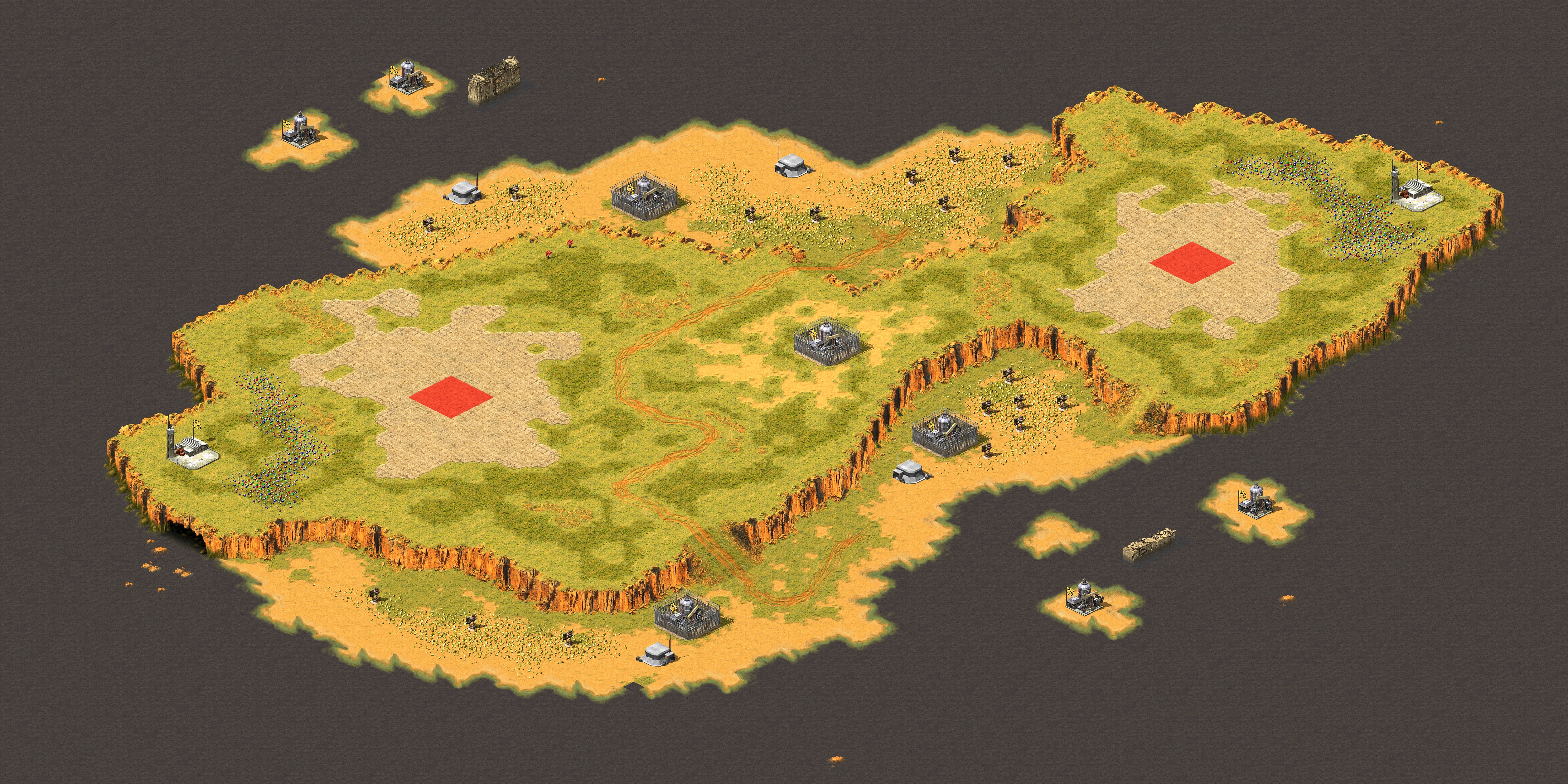Rendered map: 决斗（2）