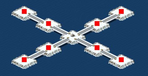 Rendered preview of Snowy Mini Patch 2v2v2v2