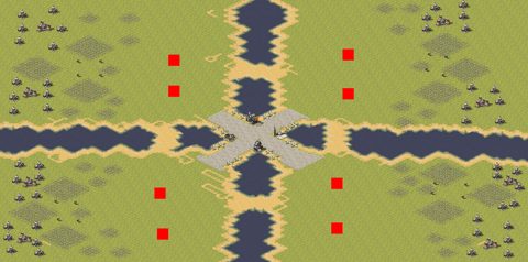 Rendered preview of Four Patches Balanced