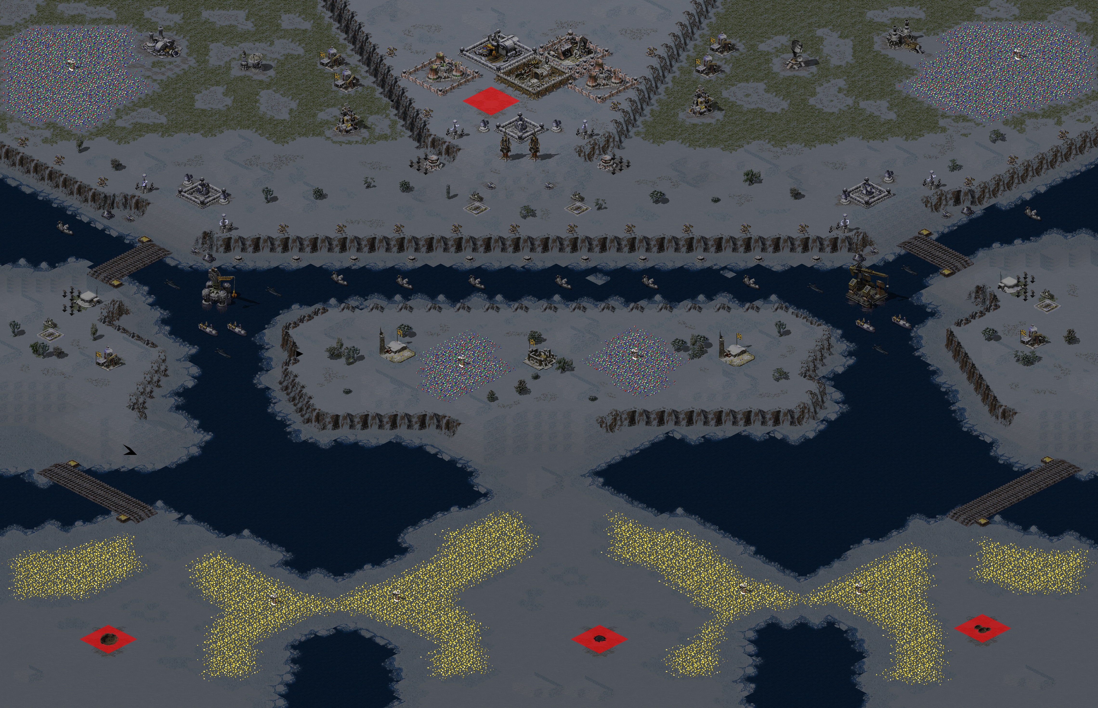 Rendered map: Arctic War