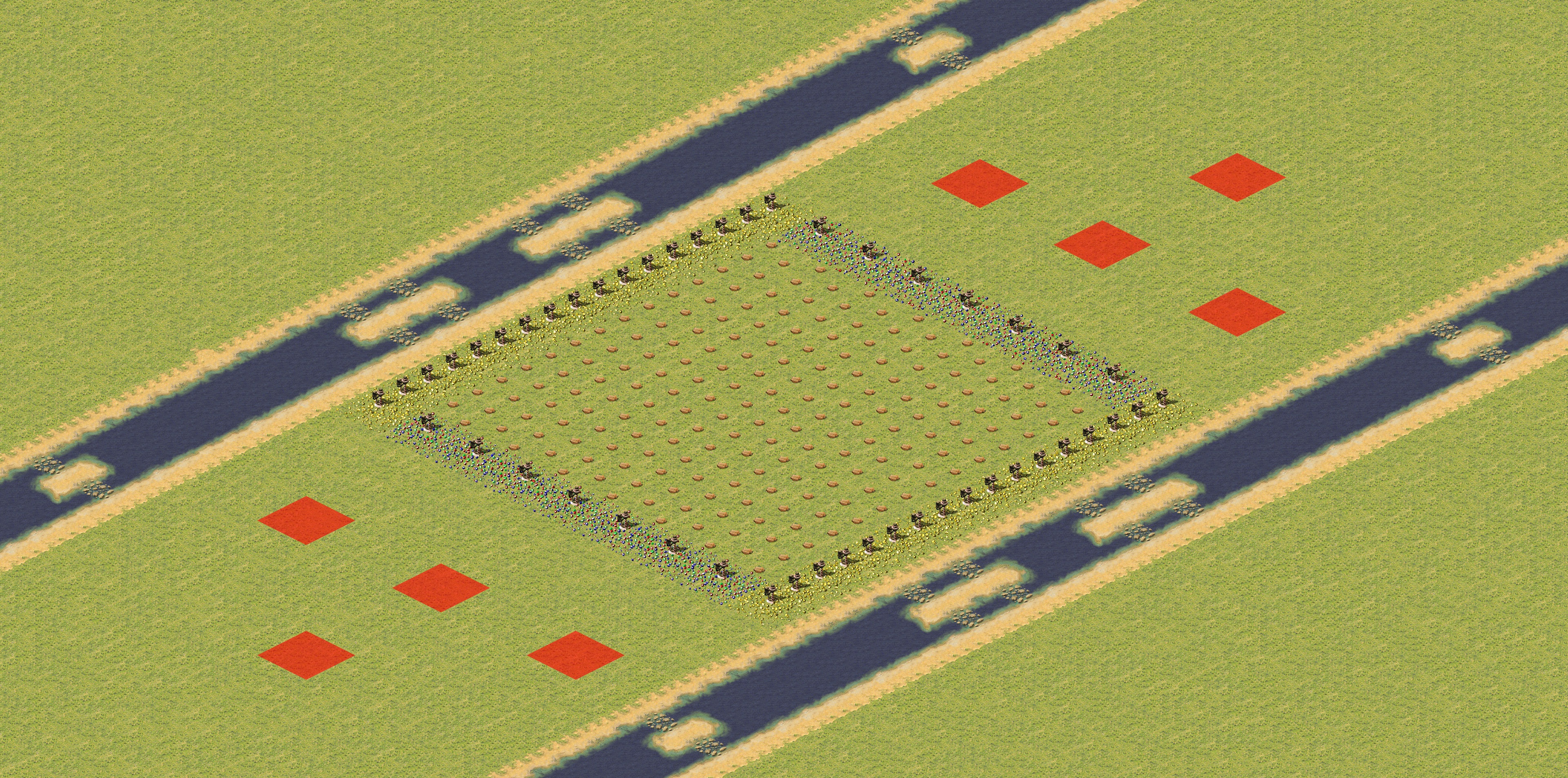 Rendered map: Ore Duel 4v4 Ring Ore 2