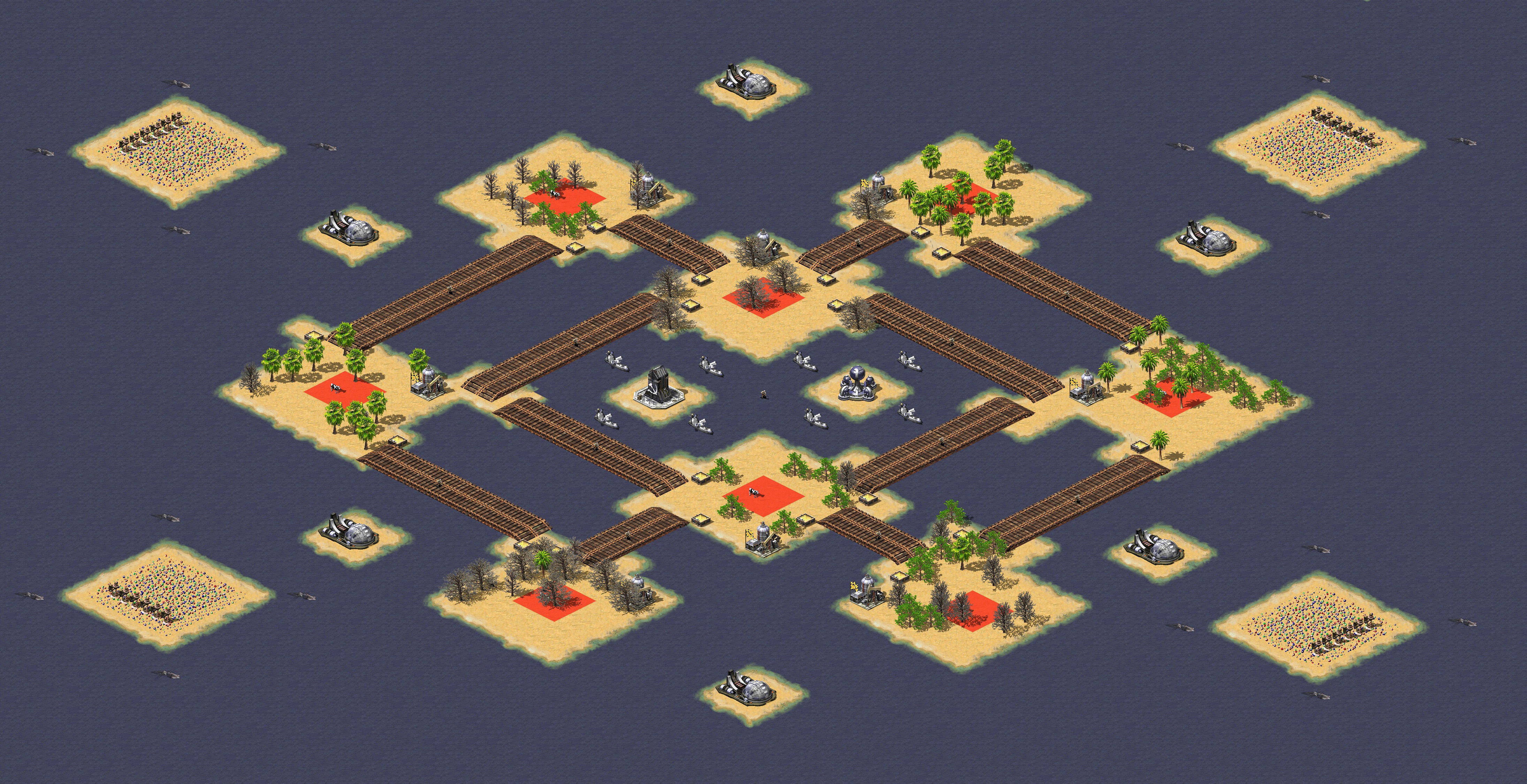 Rendered map: One Island Building Puzzle