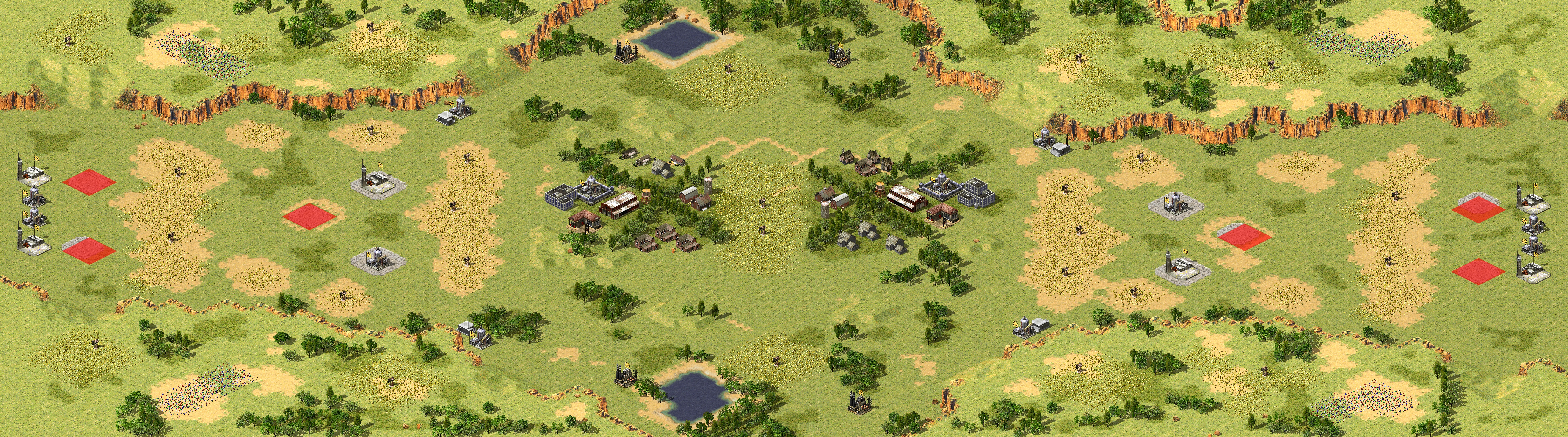 Rendered map: 攻击与防御 群友赛3V3