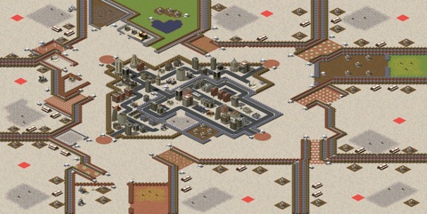 Rendered preview of walls of jericho