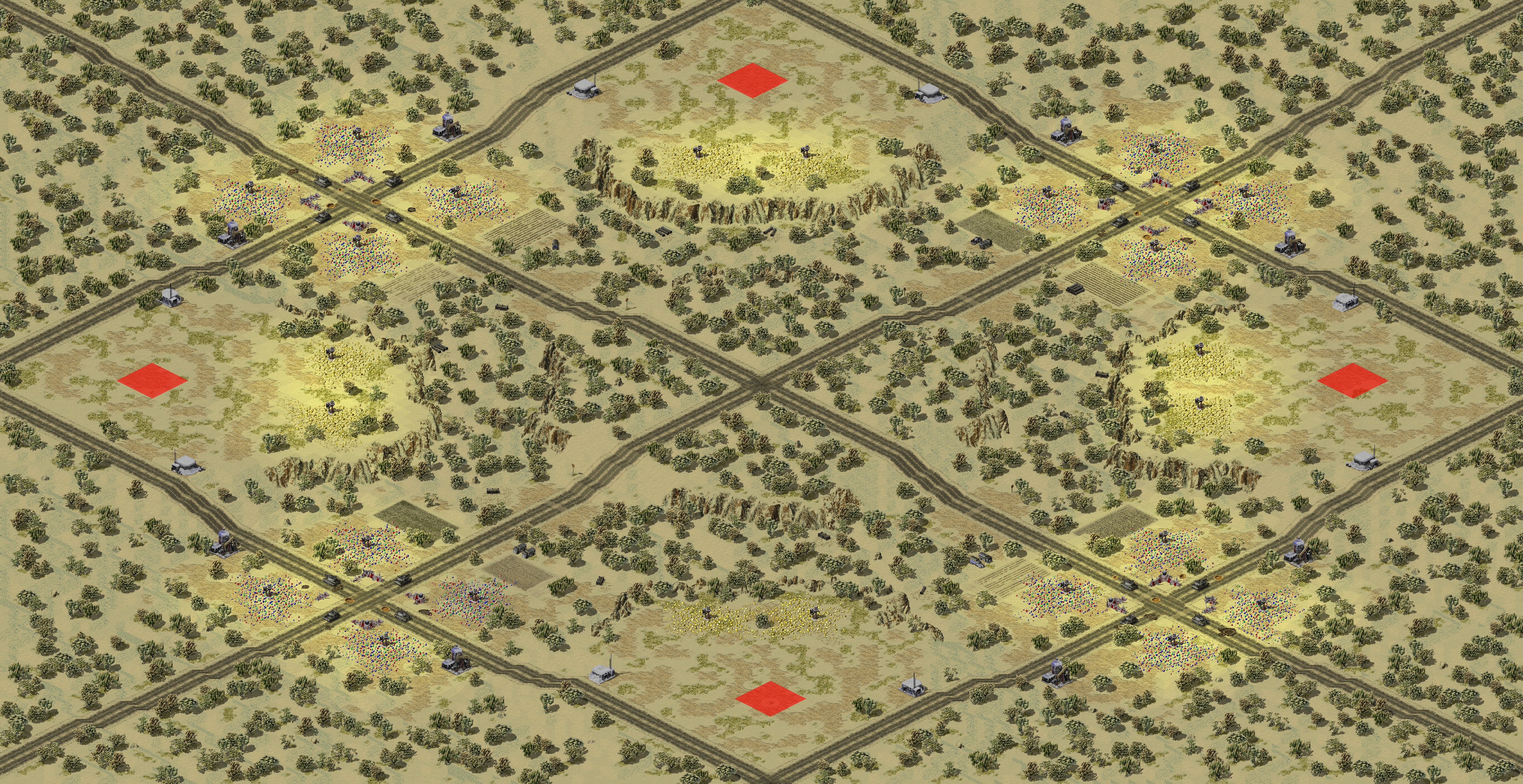Rendered map: Snow Feathers