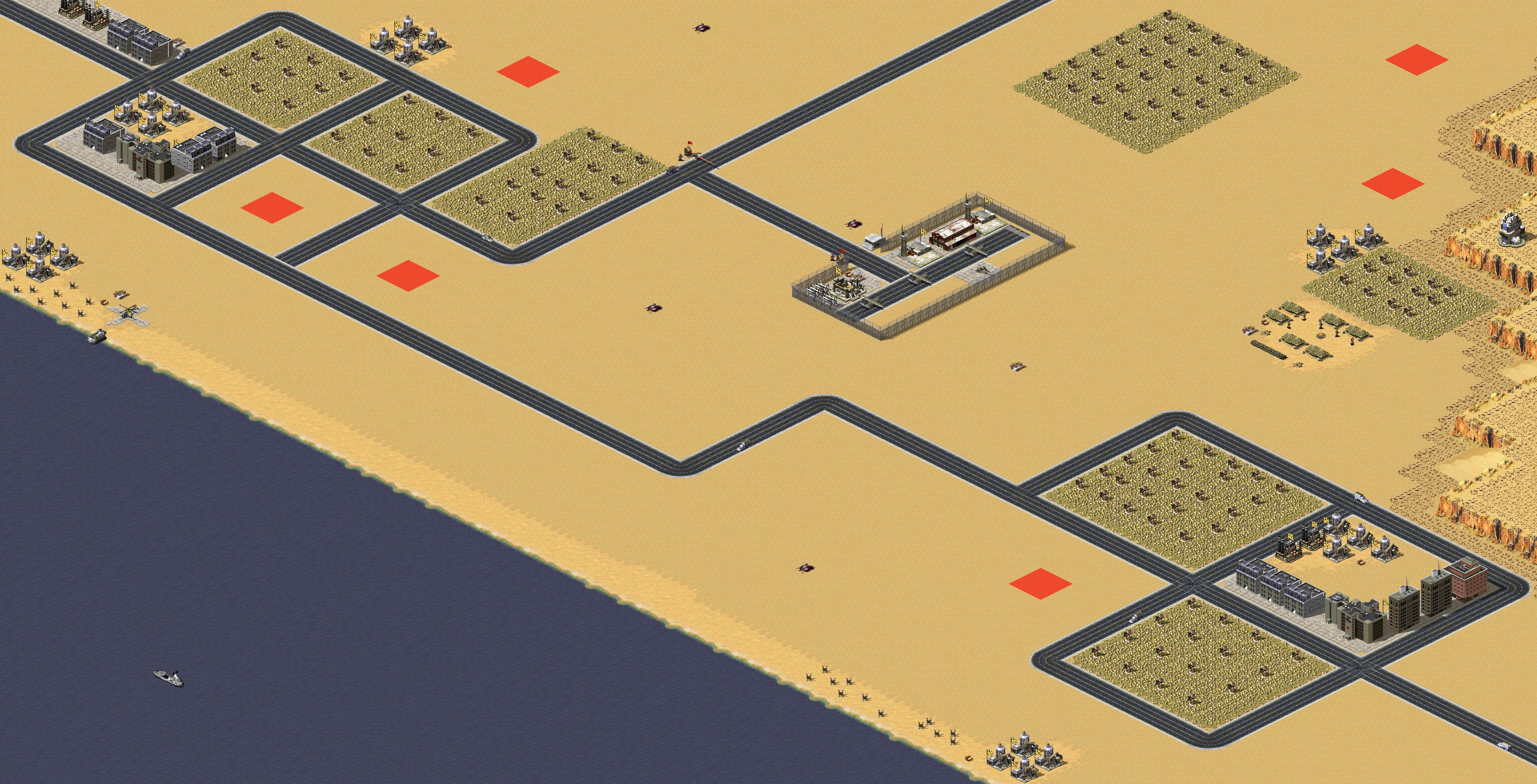 Rendered map: Desert Strike: Return To The Gulf