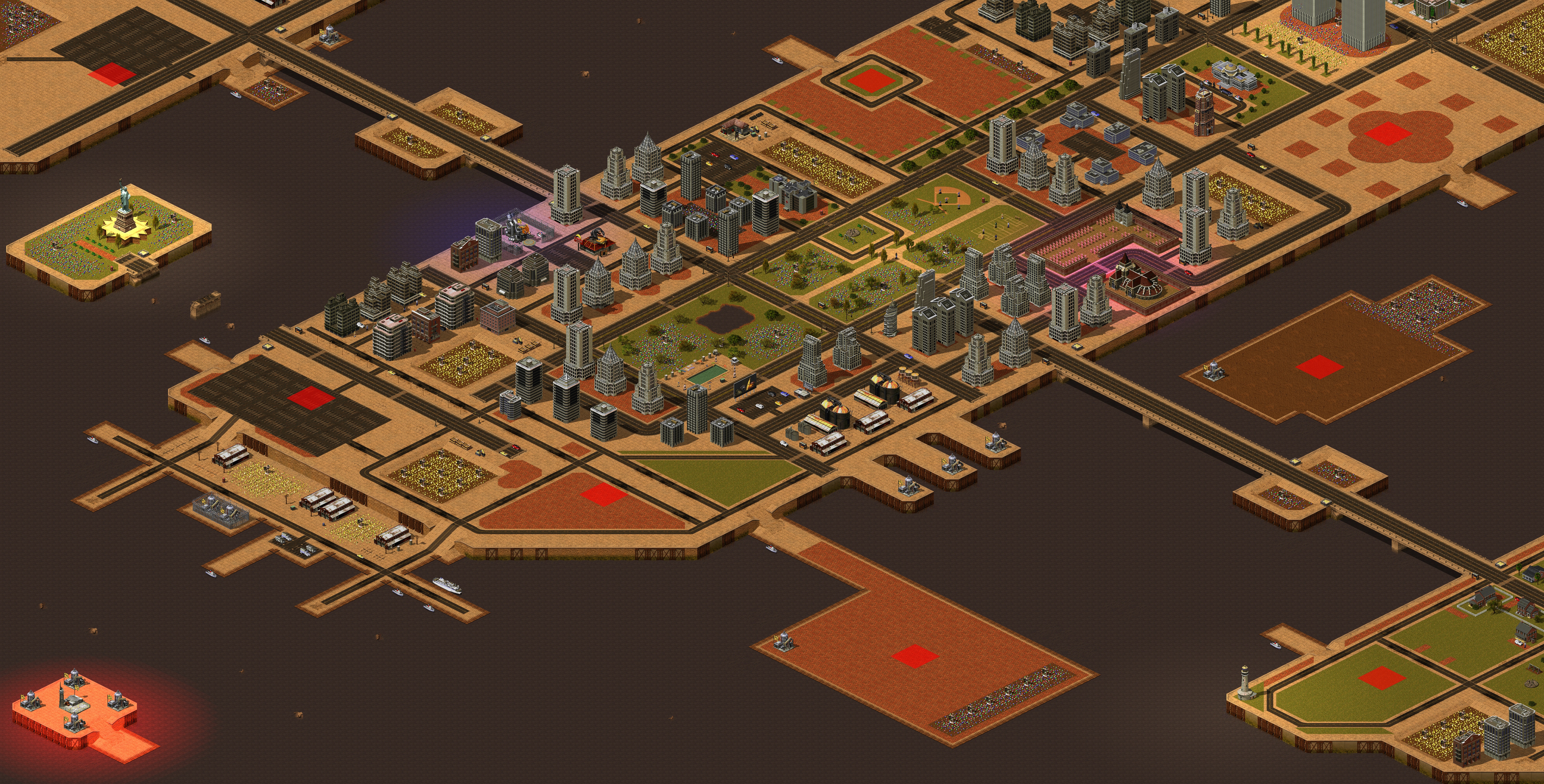 Rendered map: Empire Bay zoom3000