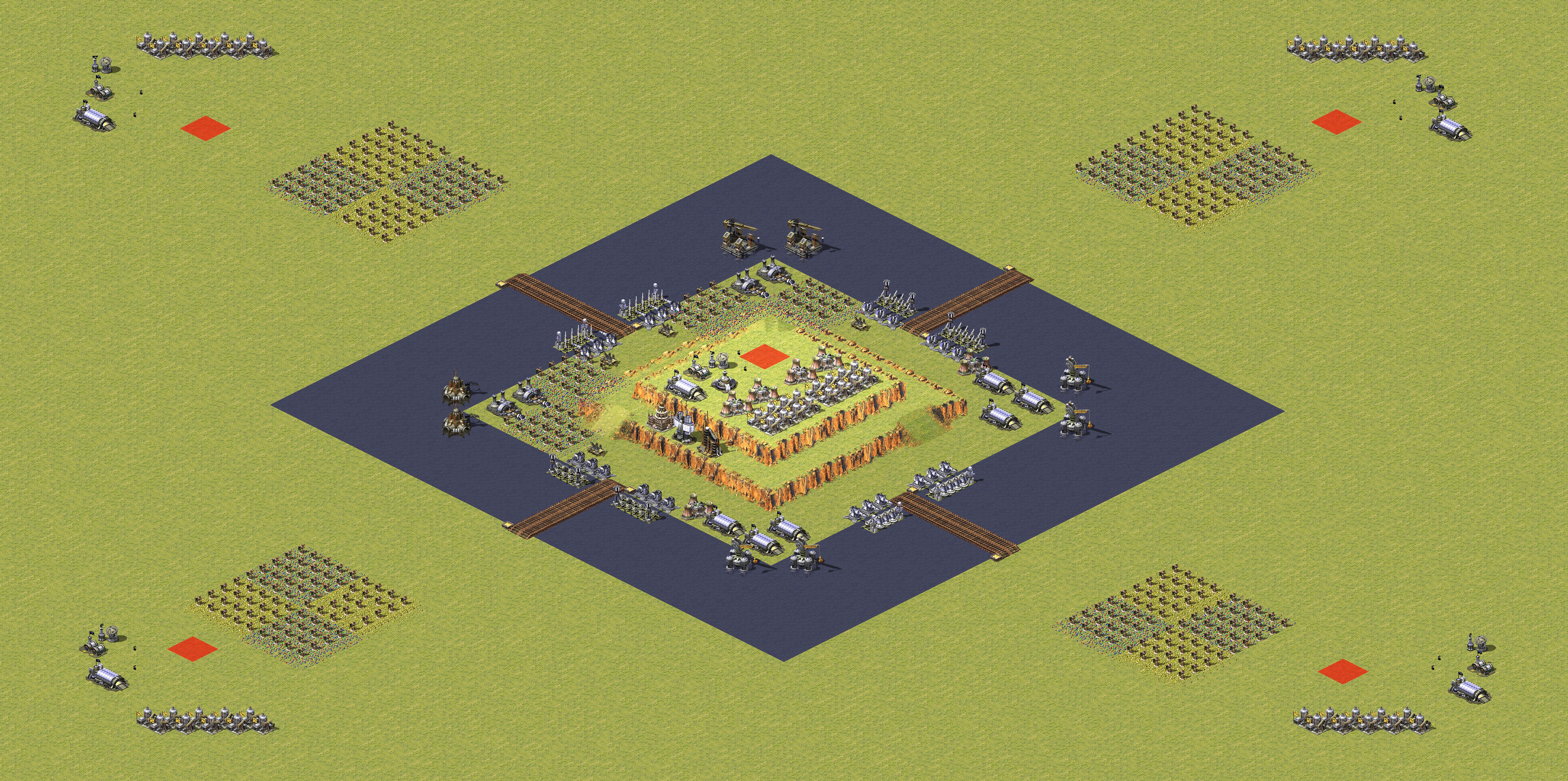 Rendered map: Apocalypse Arbitration Island (1v4)