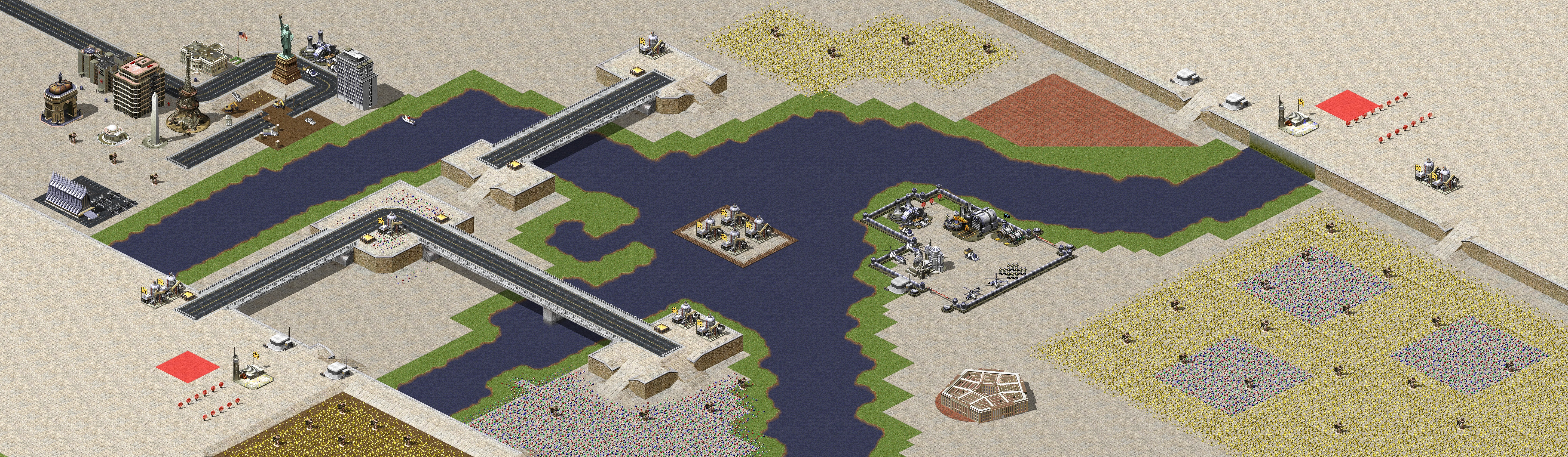 Rendered map: City Wars