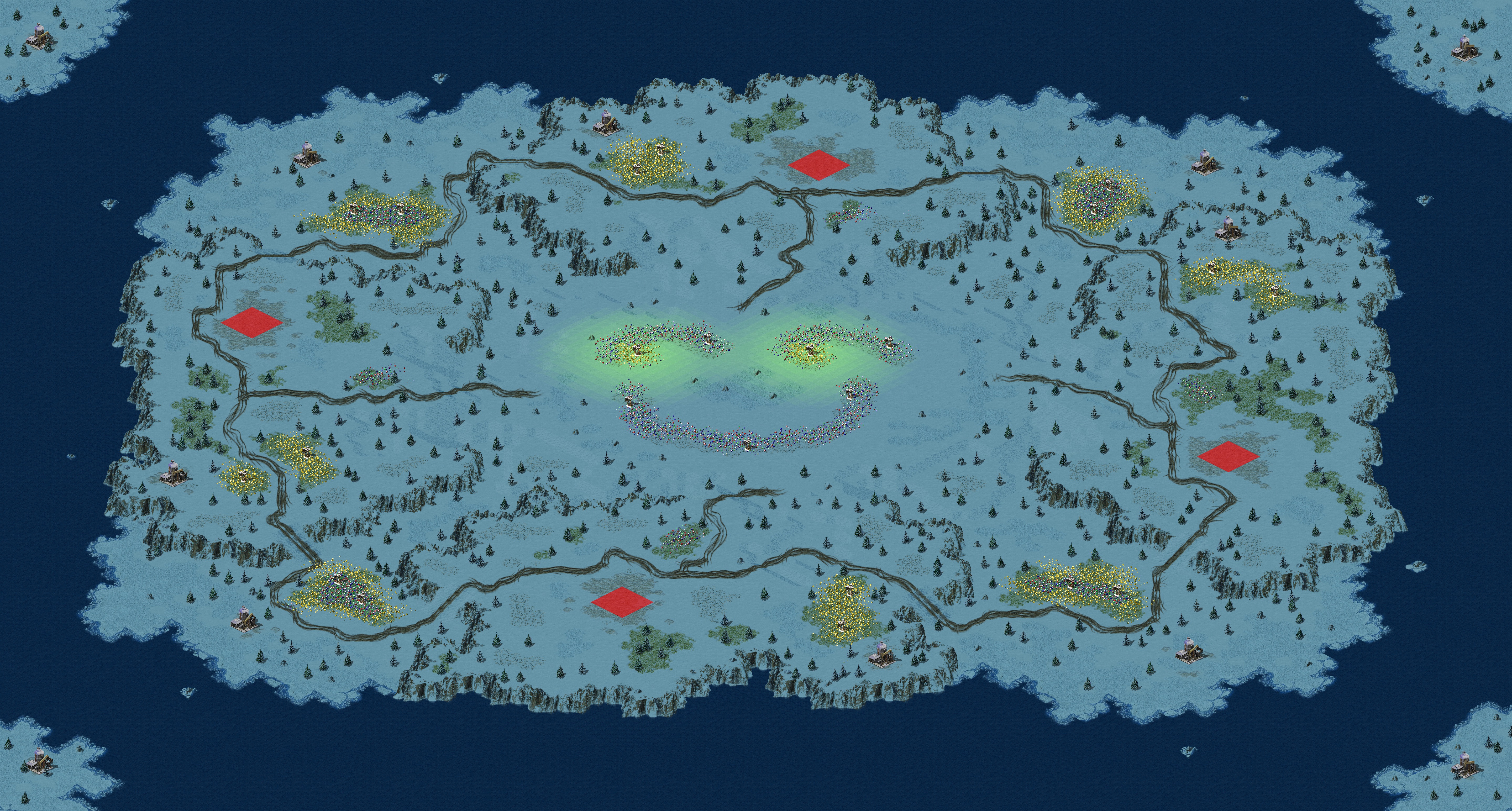 Rendered map: Timberland