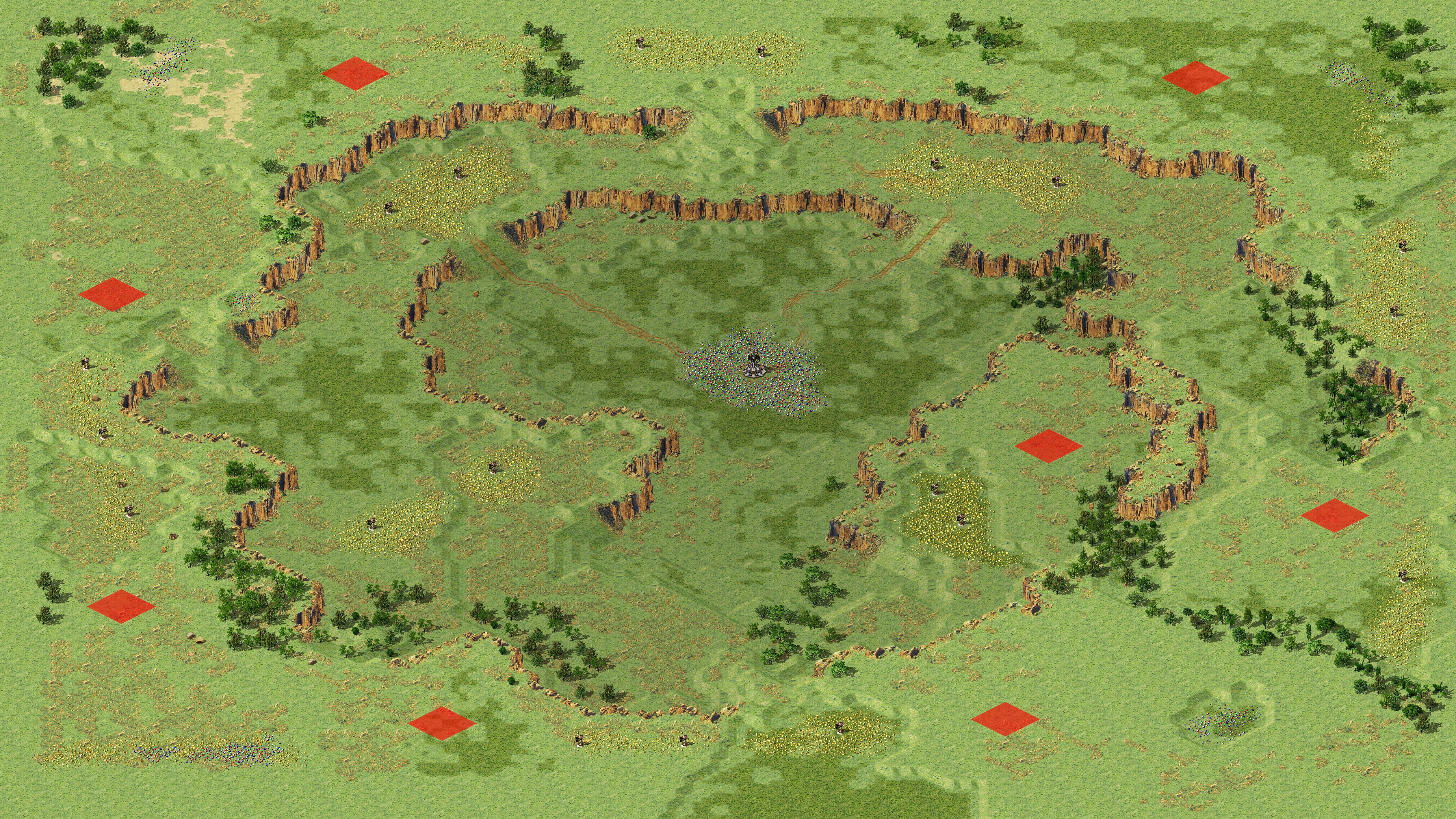 Rendered map: Snowy Field - Psychic Beacon