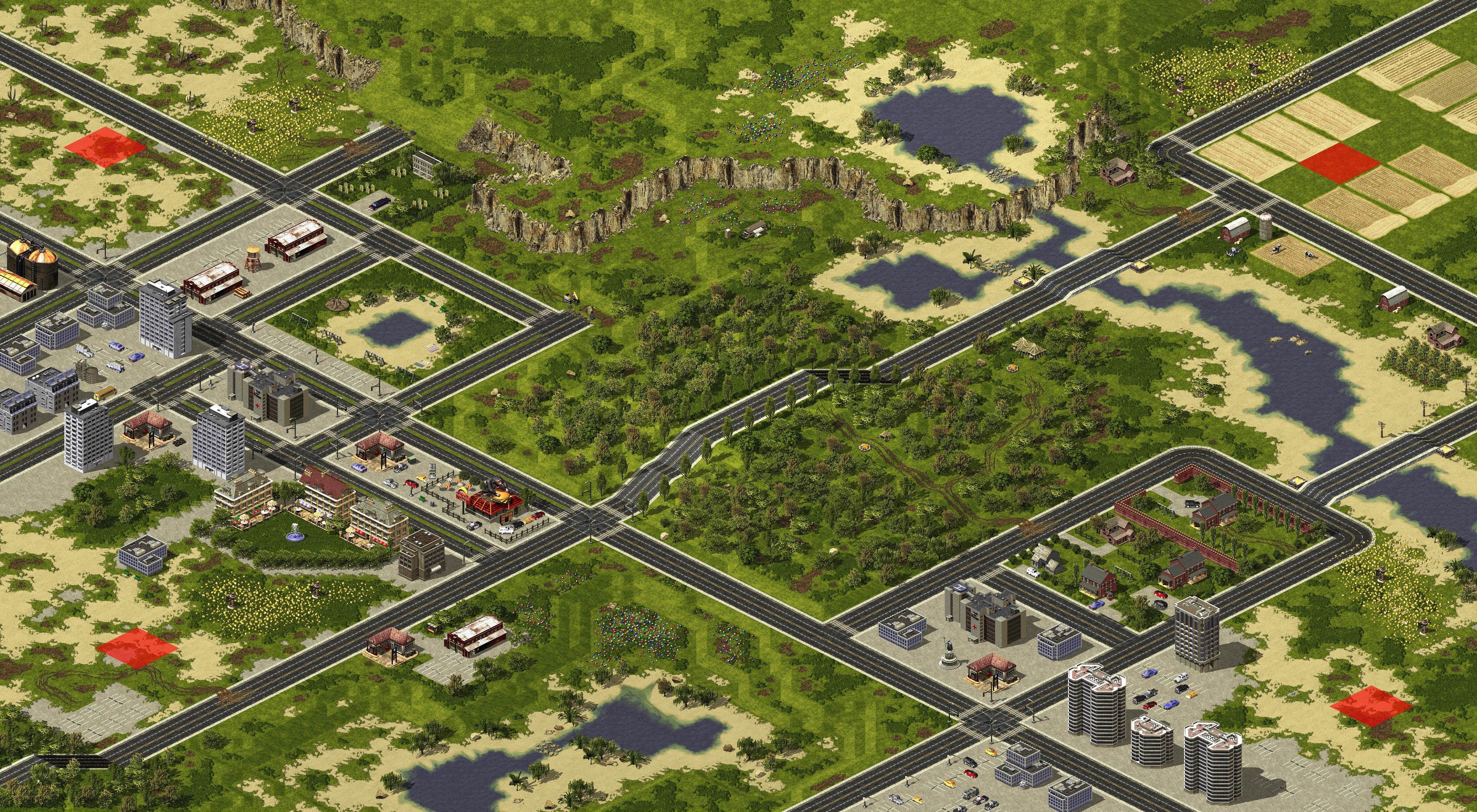 Rendered map: Anytown, Amerika (4)