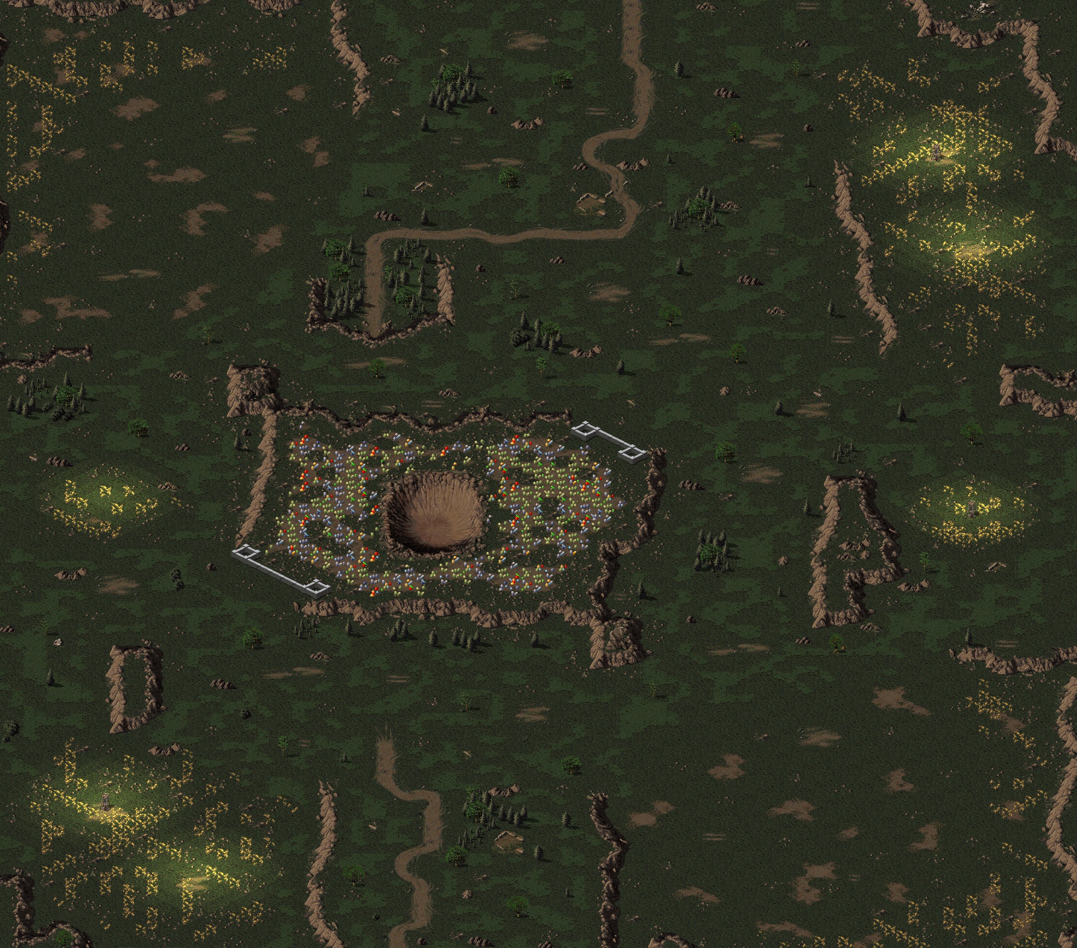 Rendered map: Keep off the Grass