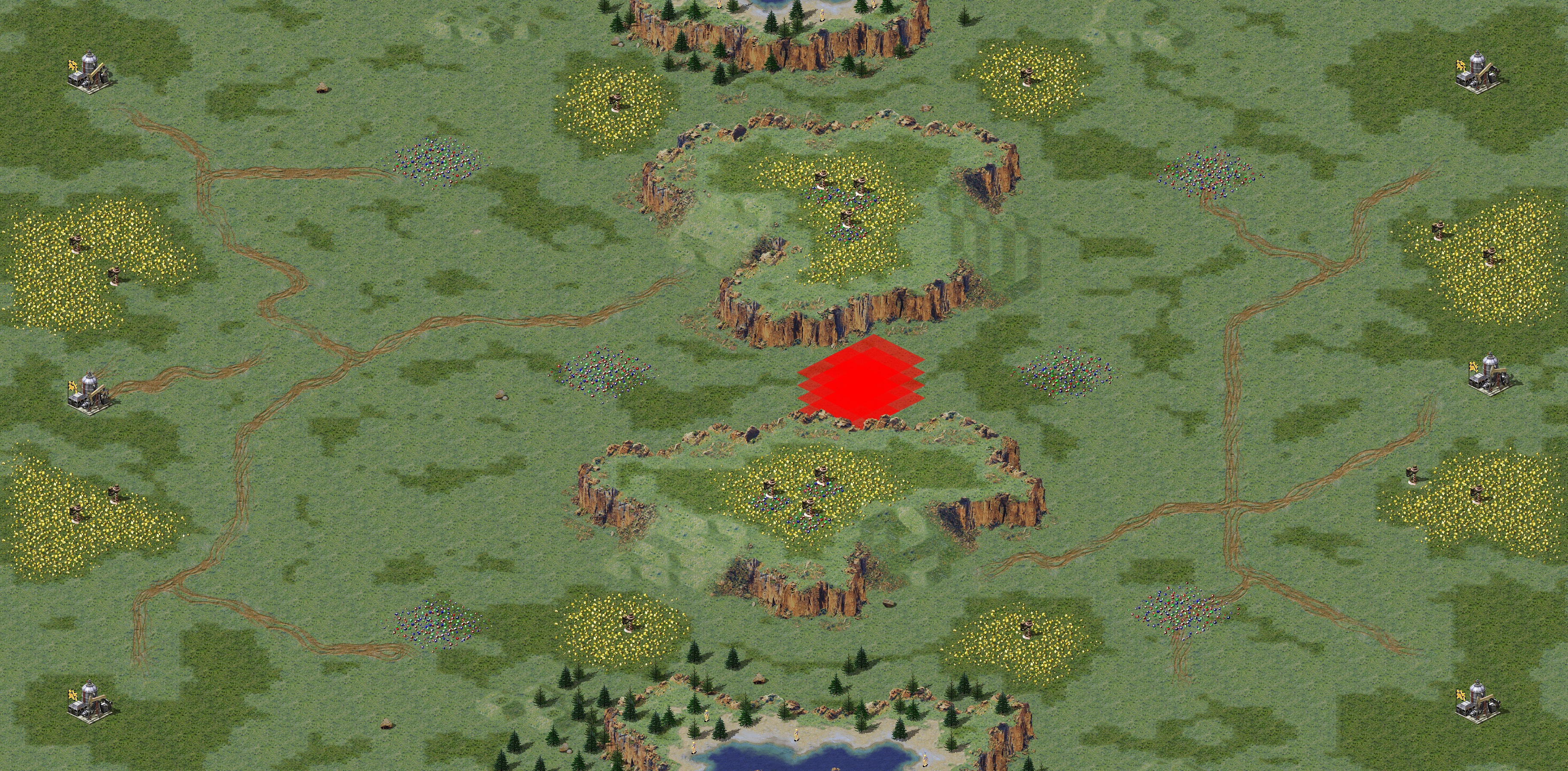 Rendered map: Egypt Skirmish Patch