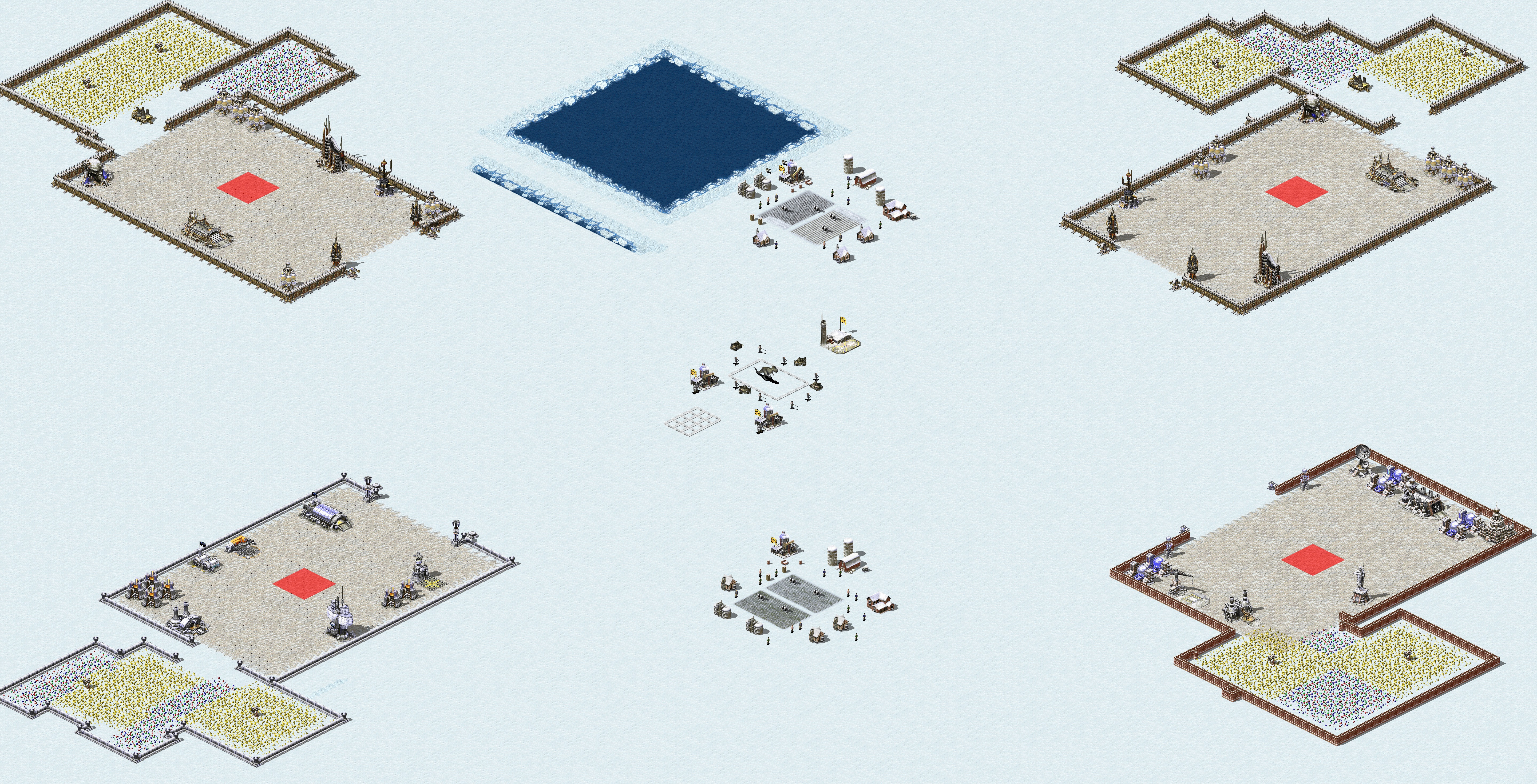 Rendered map: the final attack