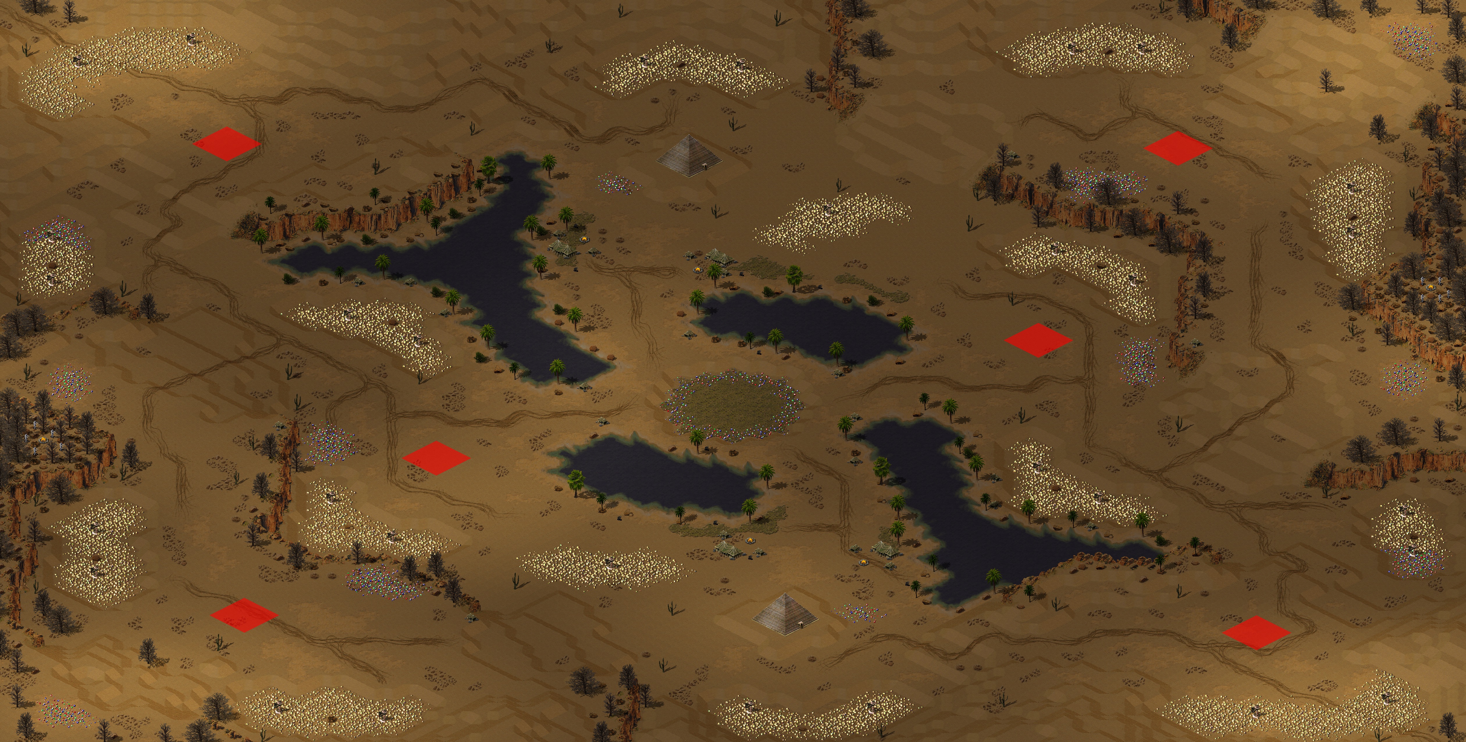 Rendered map: 阿拉伯绿洲