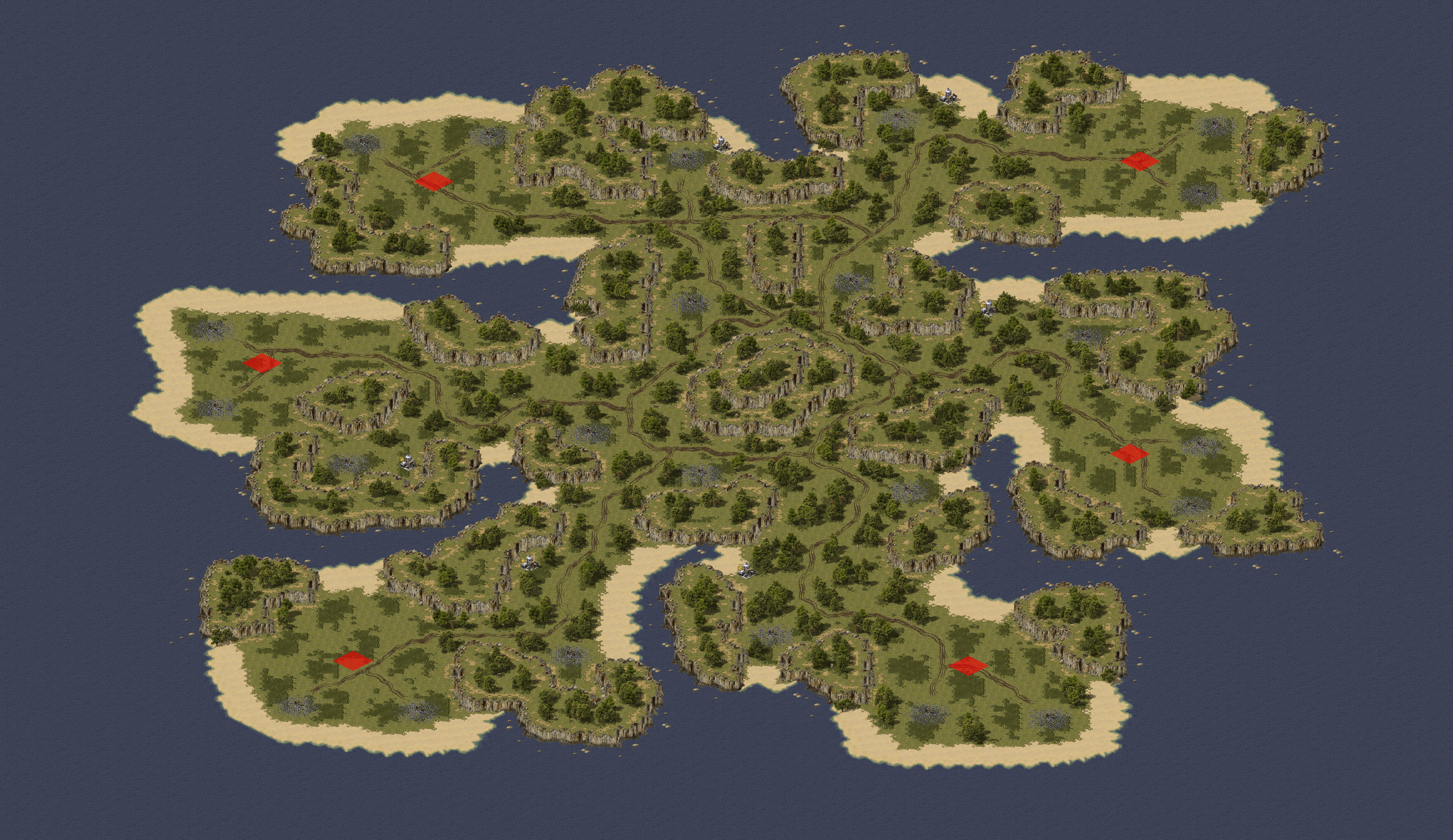 Rendered map: Magmageddon
