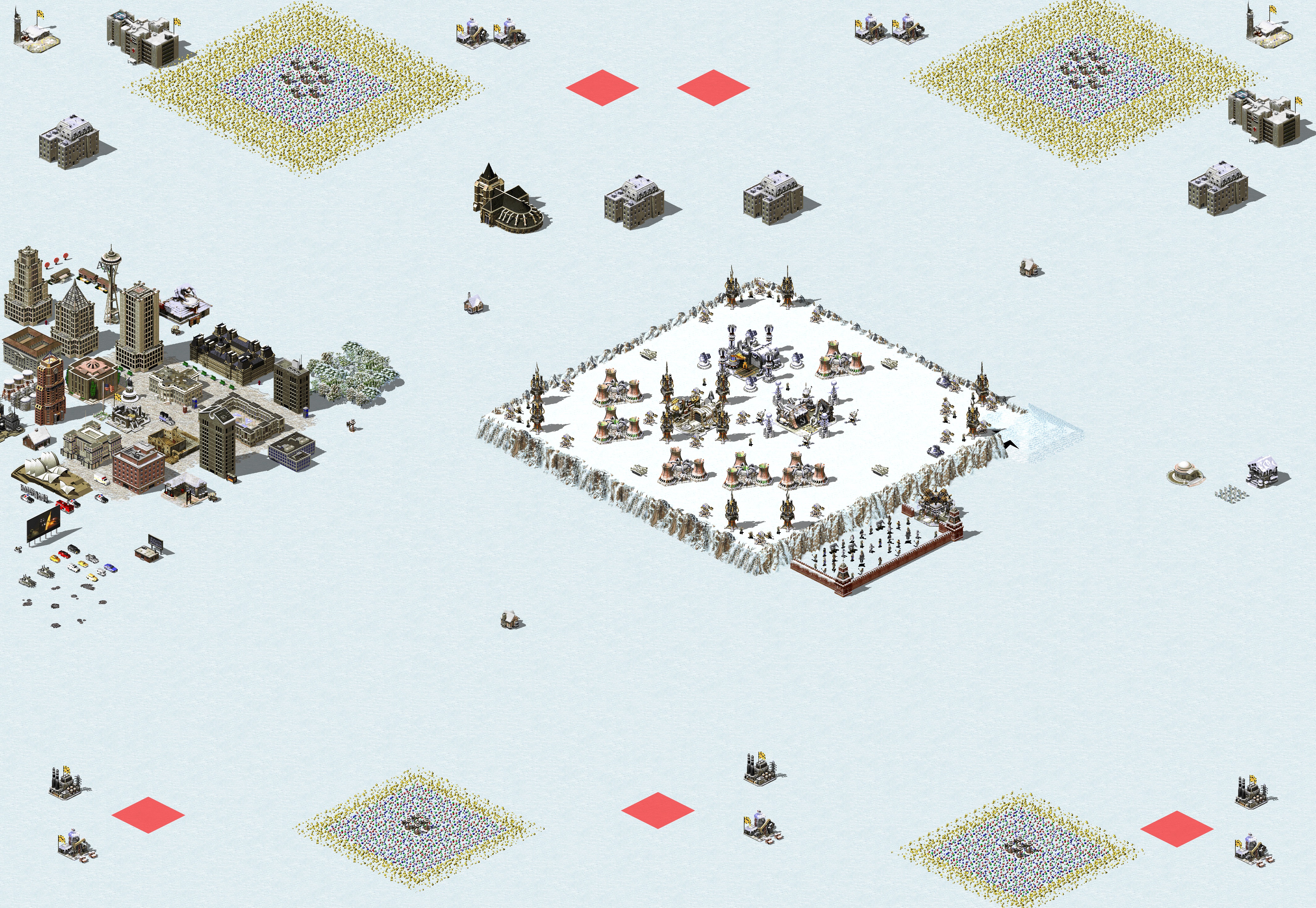Rendered map: Nuclear Wasteland