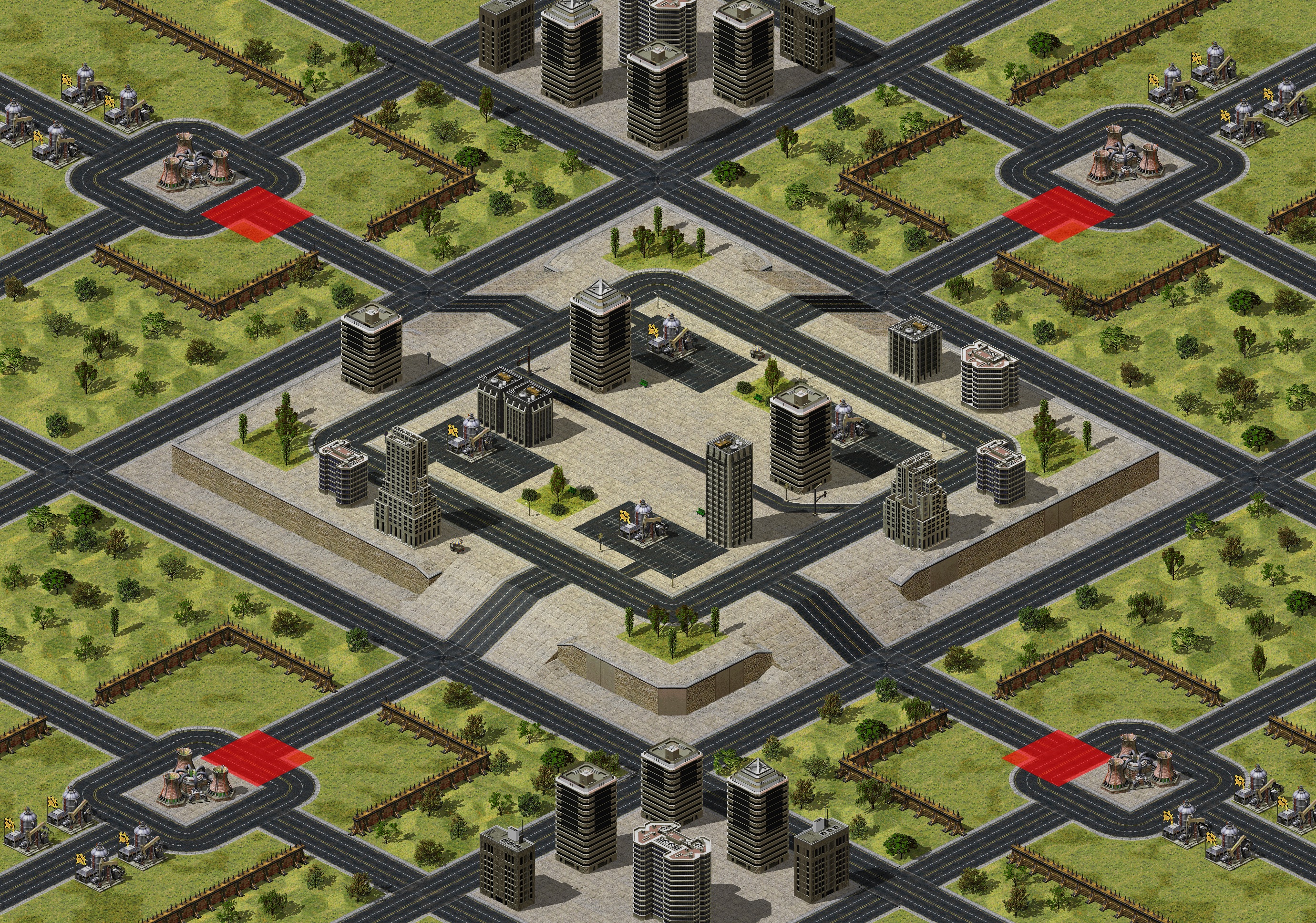Rendered map: Ground Zero (Megawealth)