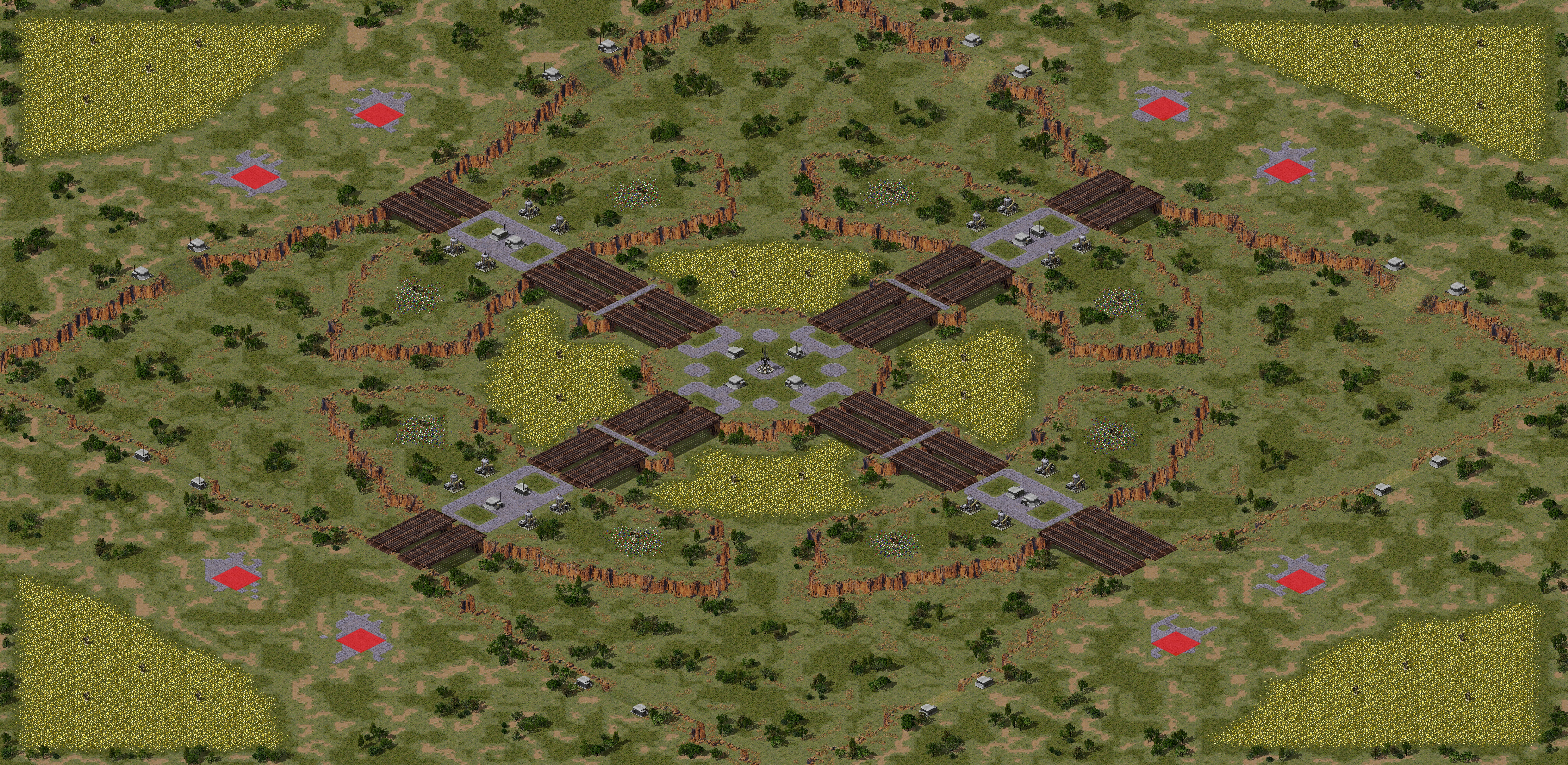 Rendered map: Crosshair