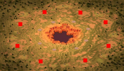 Rendered preview of Volcano Rock
