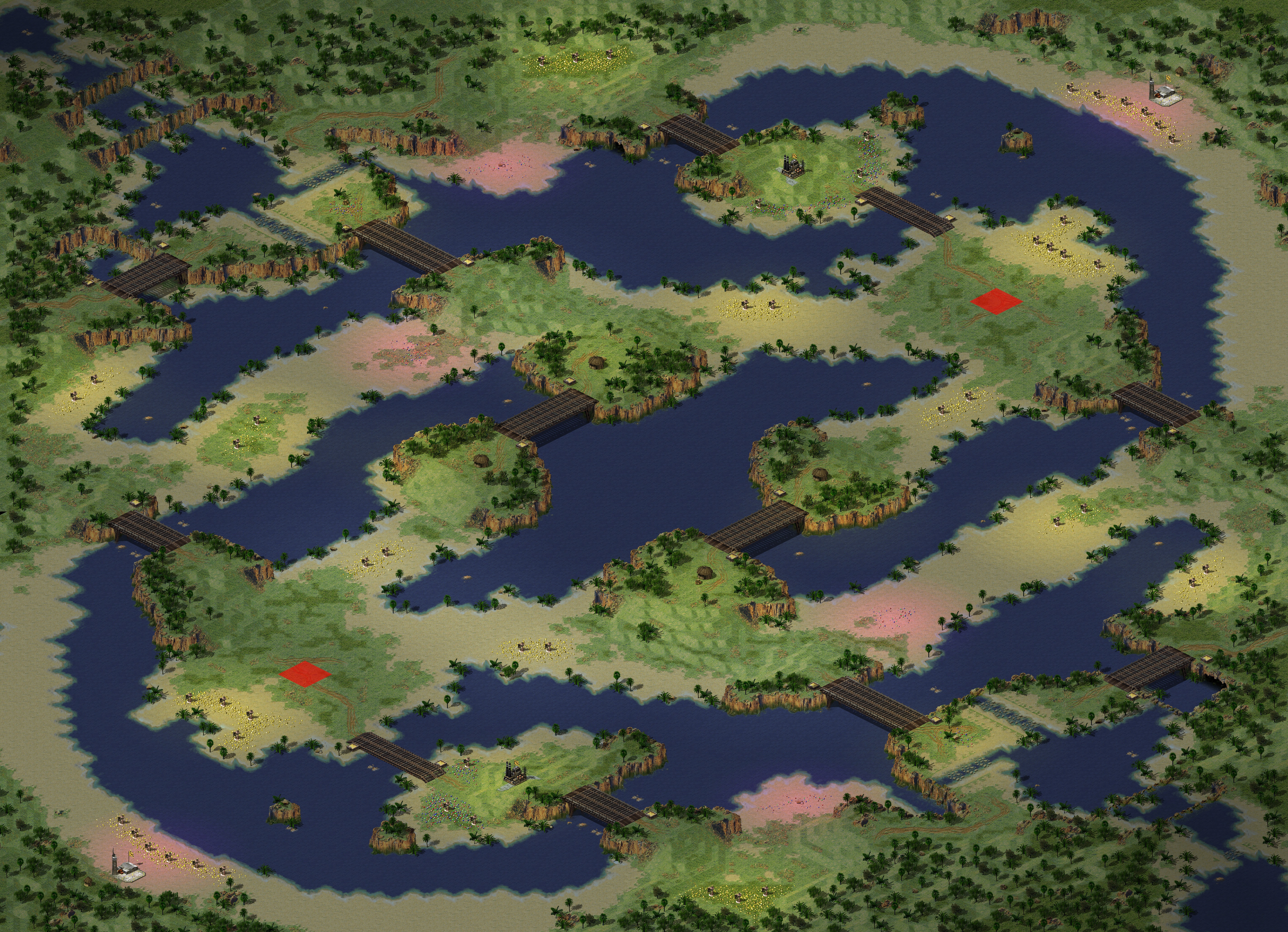 Rendered map: Buffed - Thunder Rainforest