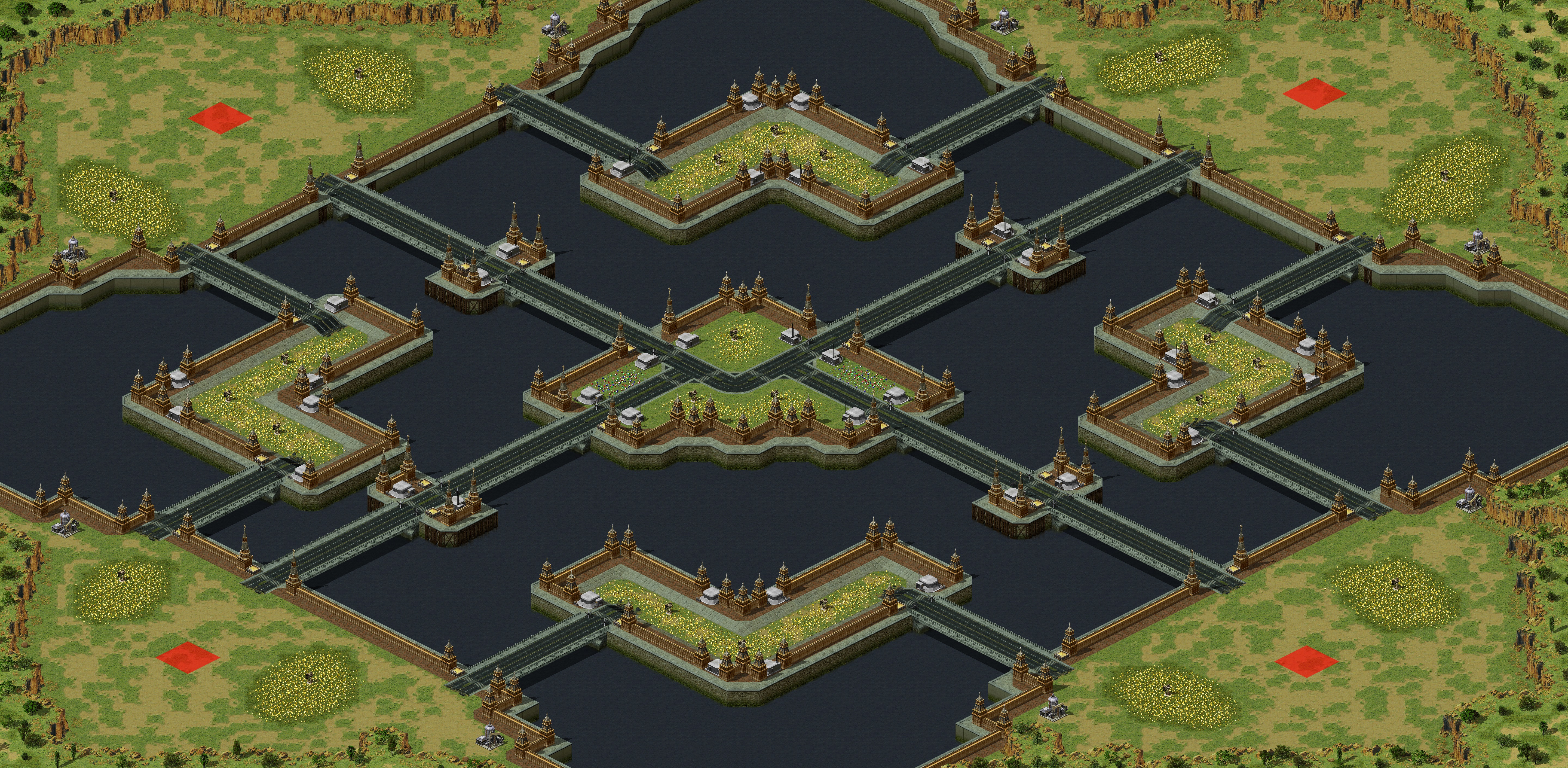 Rendered map: Fort Urban Square