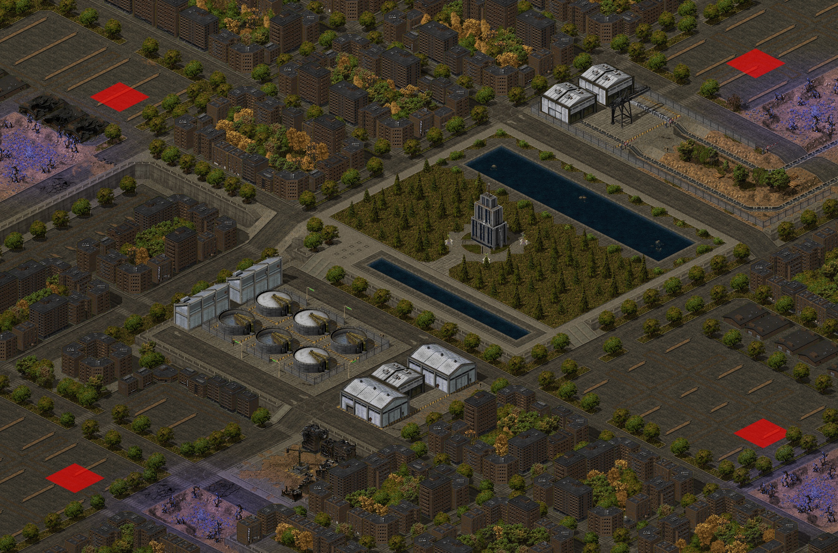 Rendered map: Kappa City