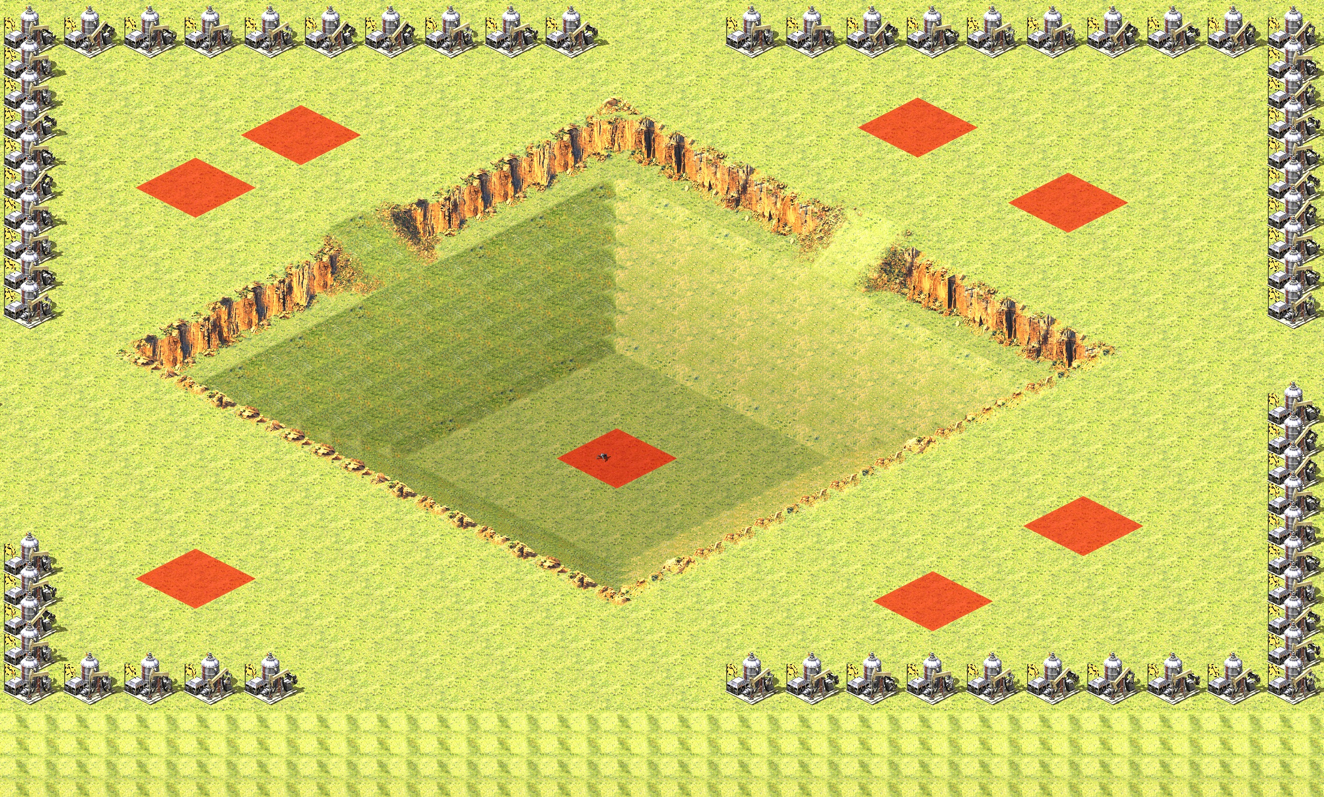 Rendered map: Prairie Escape 7v1 (Victory at 60 min)