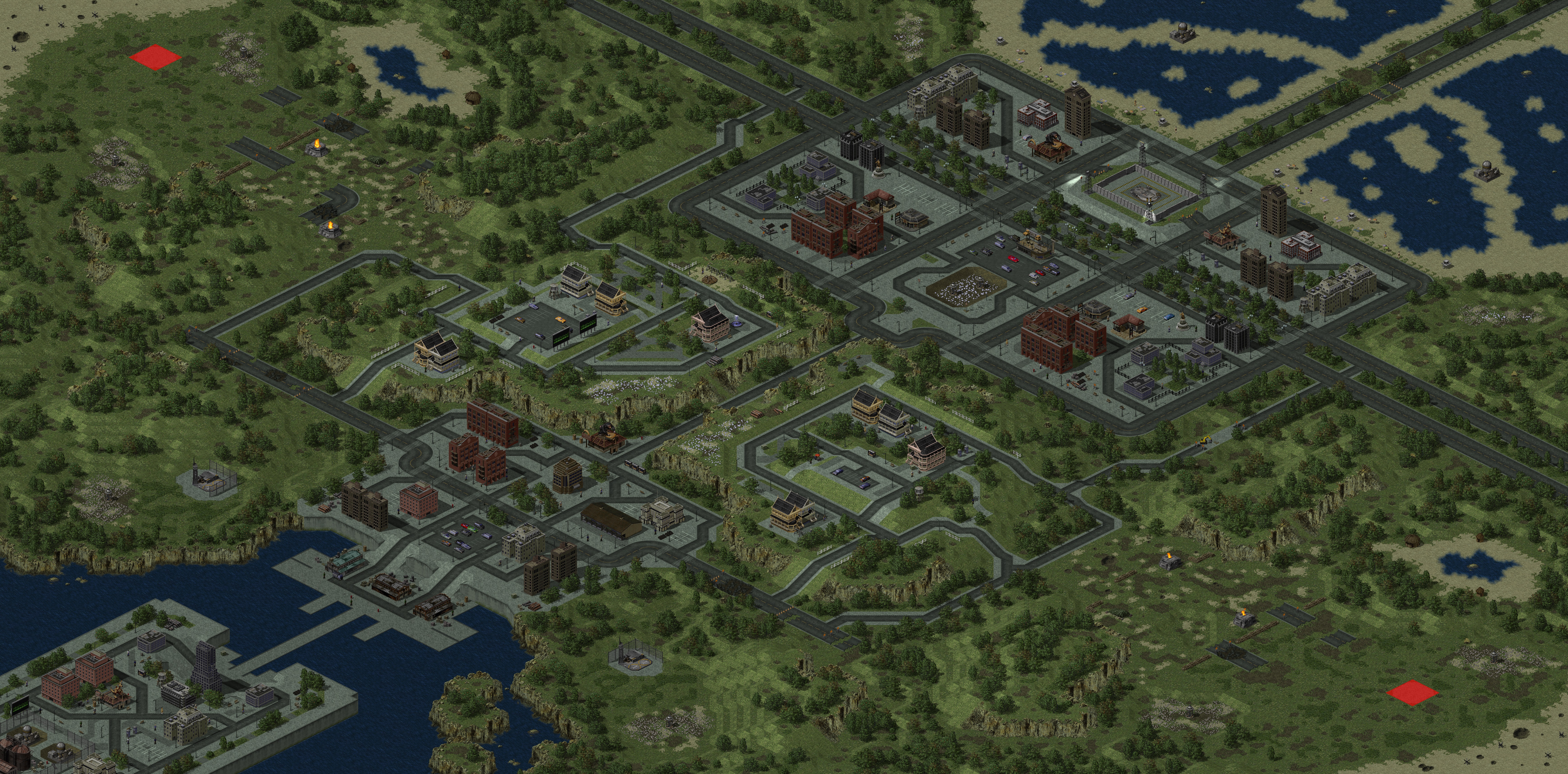 Rendered map: Paradise Battle