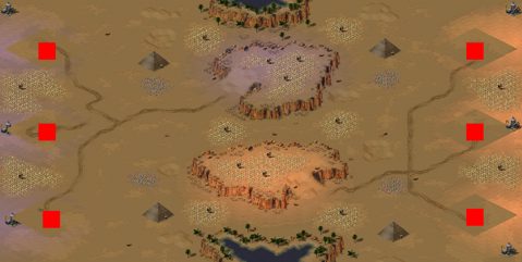 Rendered preview of Egypt with Pyramids