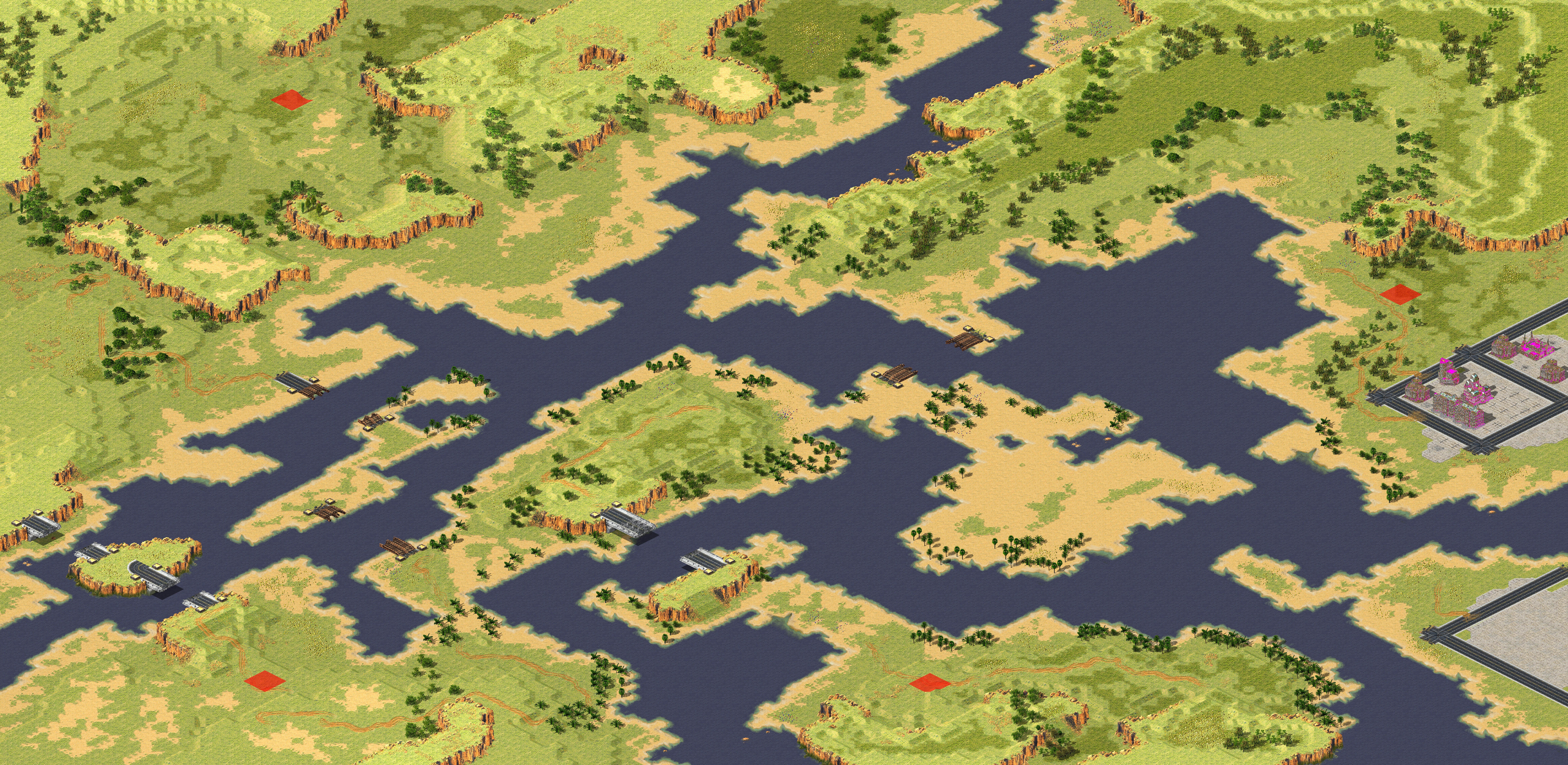 Rendered map: River Delta