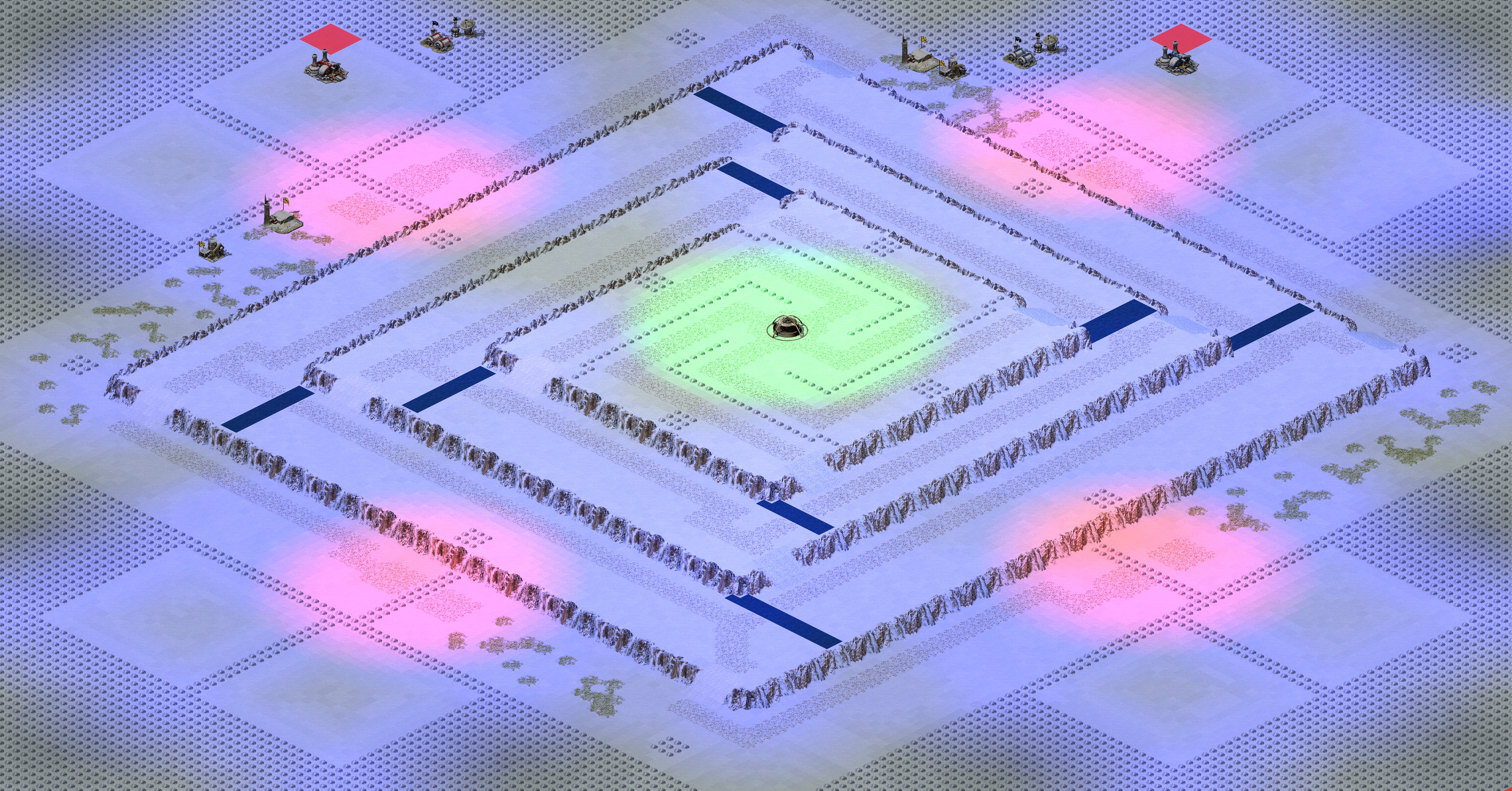 Rendered map: Snarks Third Tower Defense Expanded v1.6 (3)