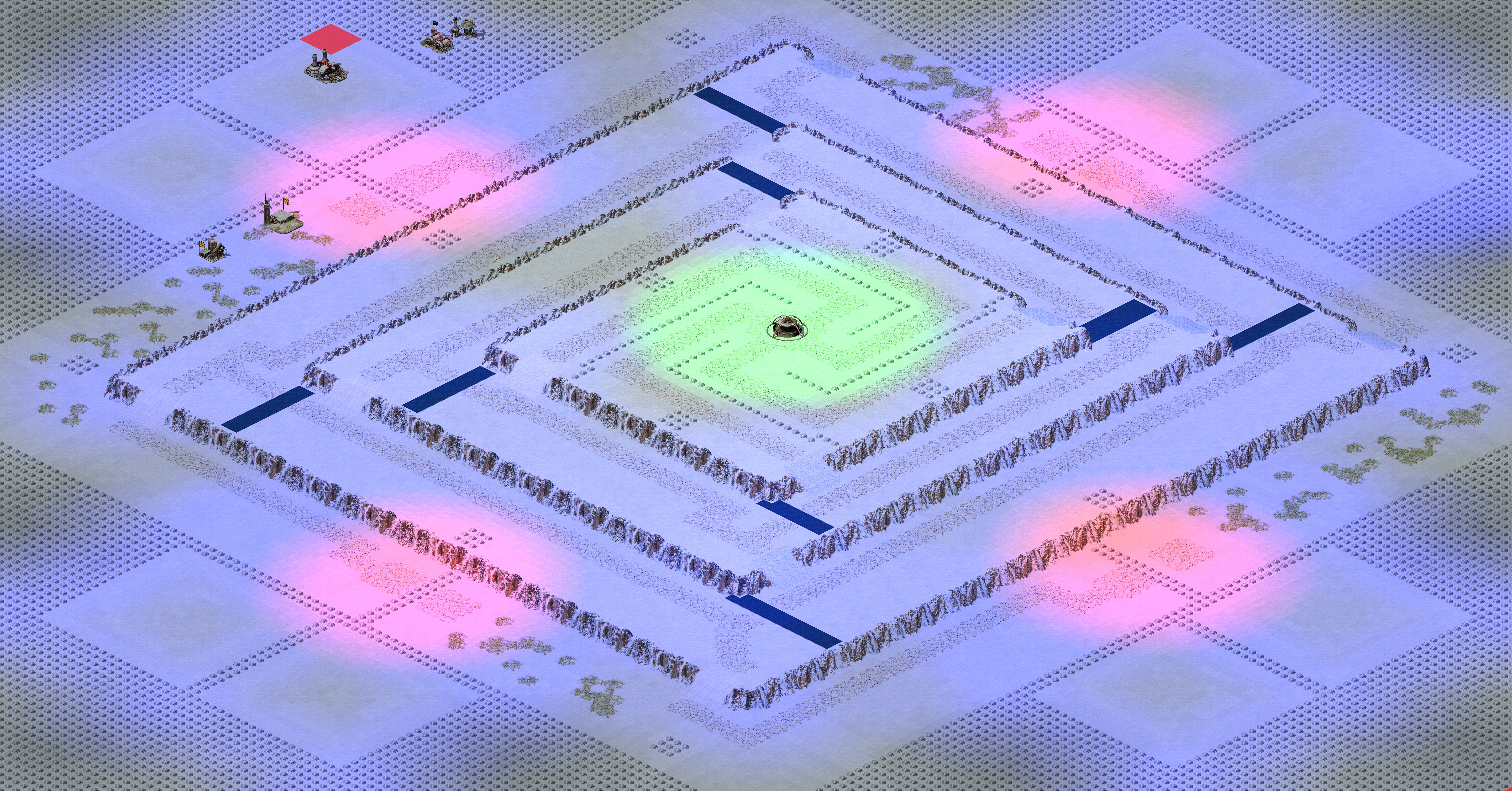 Rendered map: Snarks Third Tower Defense Expanded v1.6 (2)