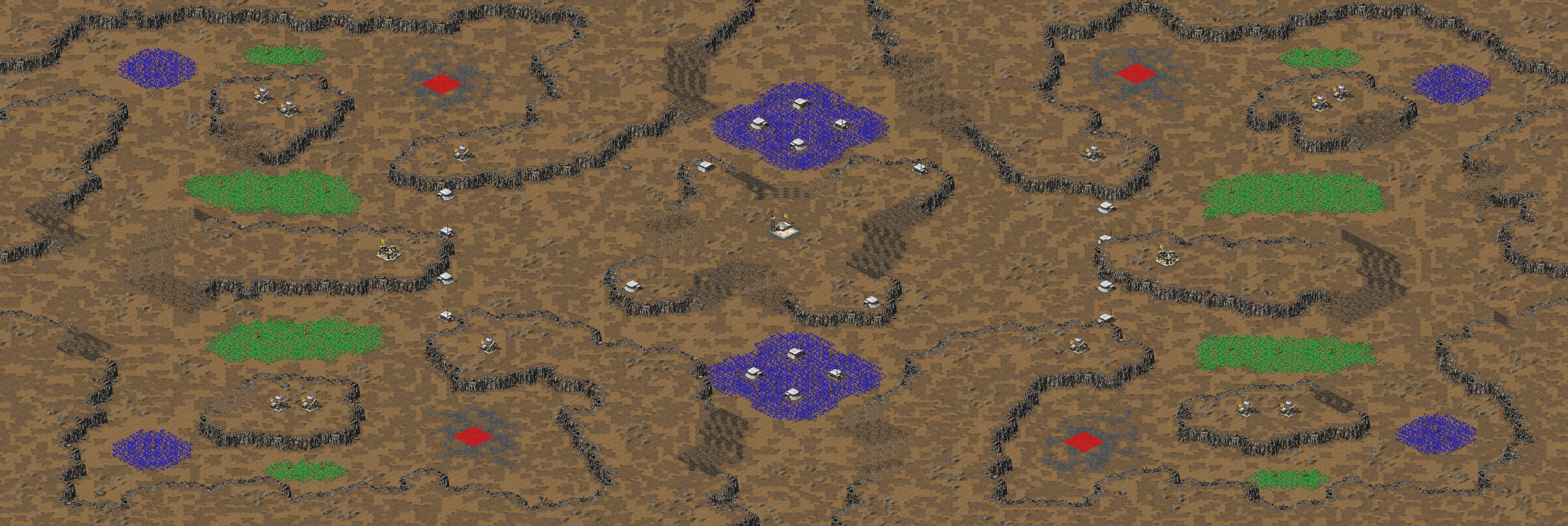 Rendered map: Barren Wasteland