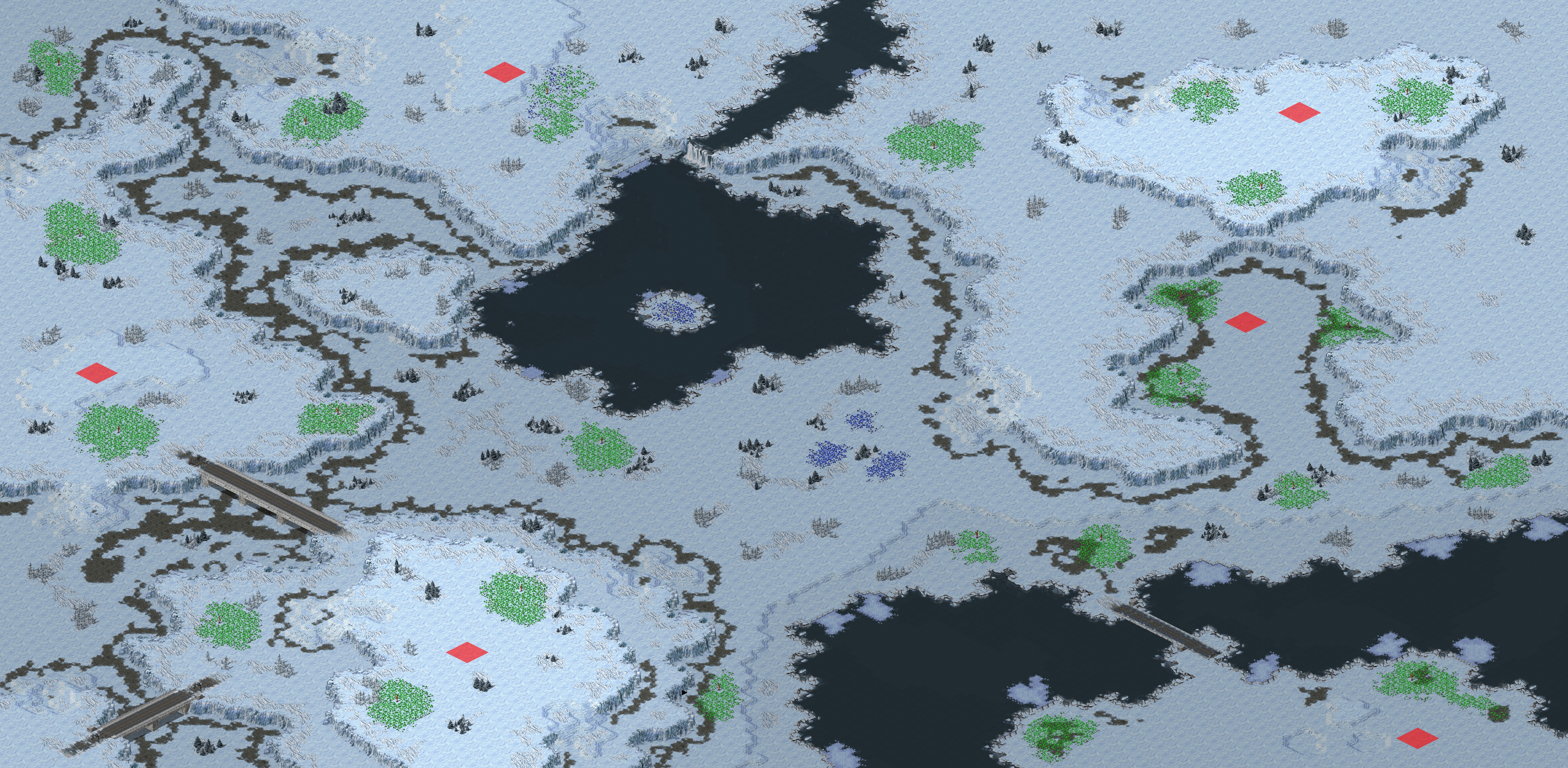 Rendered map: Pockets