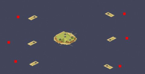 Rendered preview of Naval Battle 3v3
